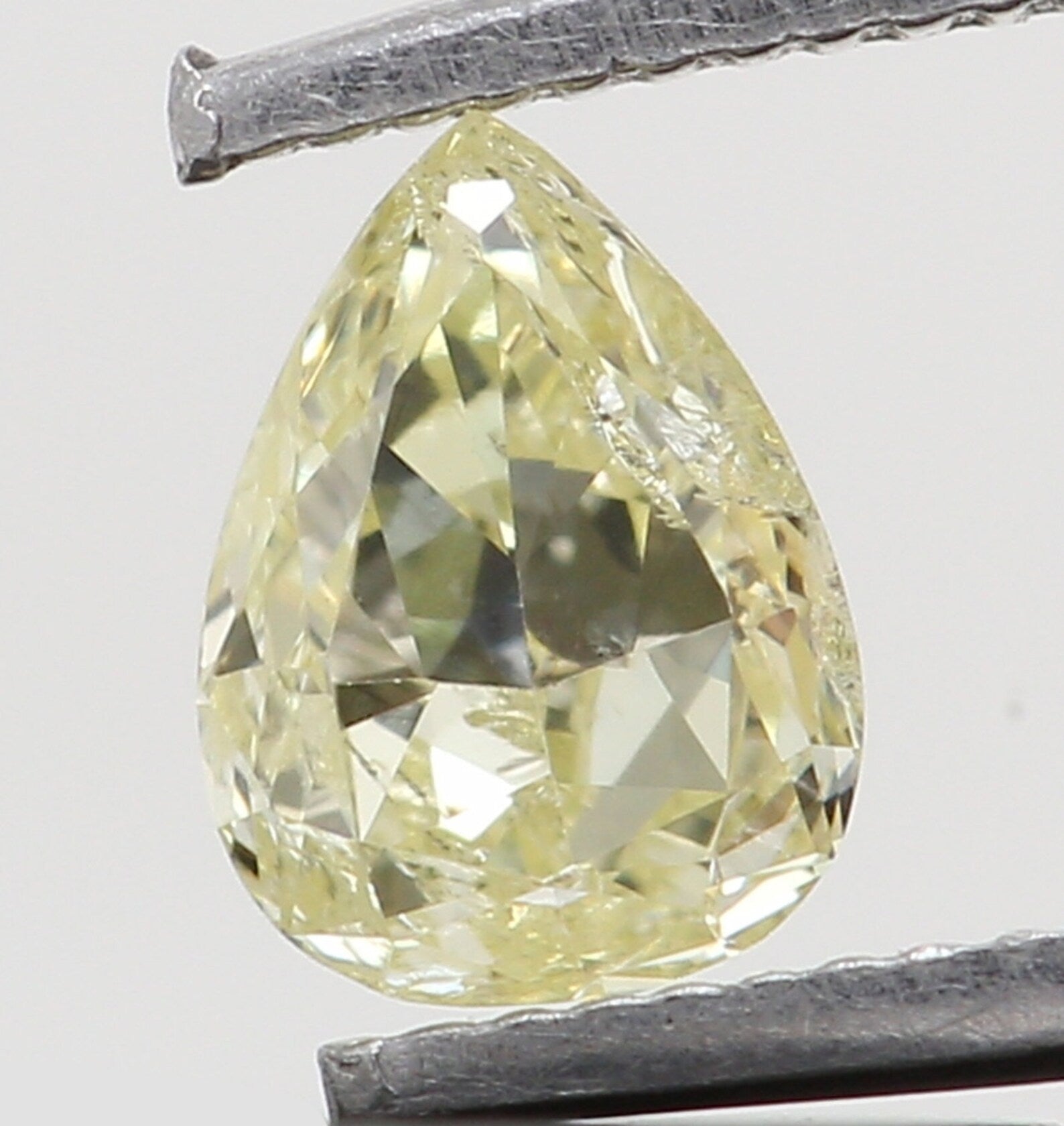 0.13 Ct Natural Loose Pear Shape Diamond Yellow Color Pear Cut Diamond 3.80 MM Natural Loose Diamond Pear Brilliant Cut Diamond N8102