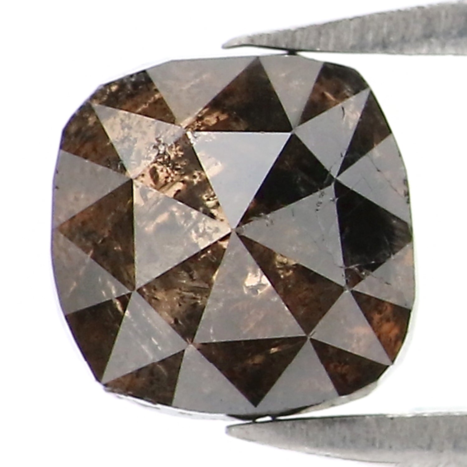1.15 CT Natural Loose Cushion Shape Diamond Brown Color Cushion Diamond 5.65 MM Natural Loose Brown Color Cushion Rose Cut Diamond KQ2688