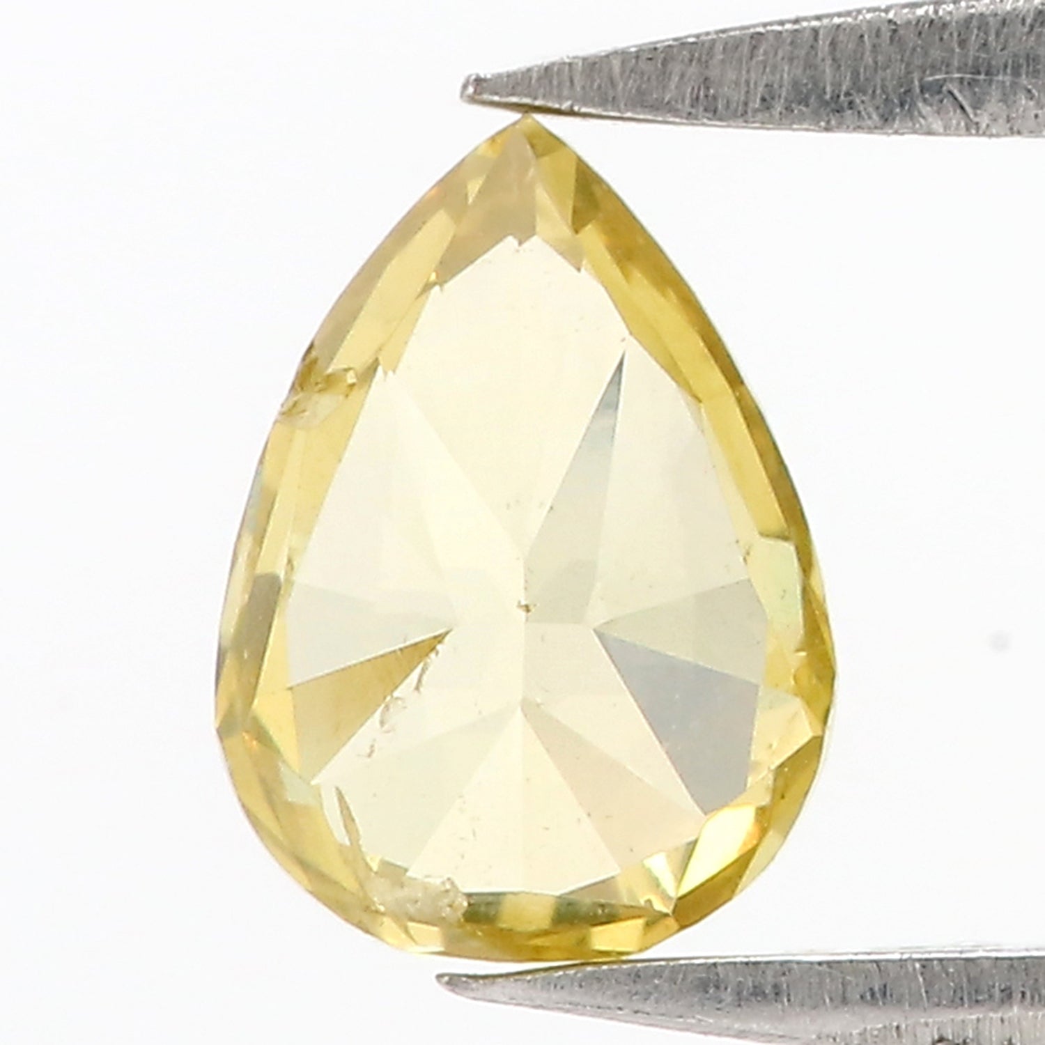 0.59 CT Natural Loose Pear Shape Diamond Yellow Green Color Pear Cut Diamond 6.70 MM Natural Loose Diamond Pear Brilliant Cut Diamond QL6470