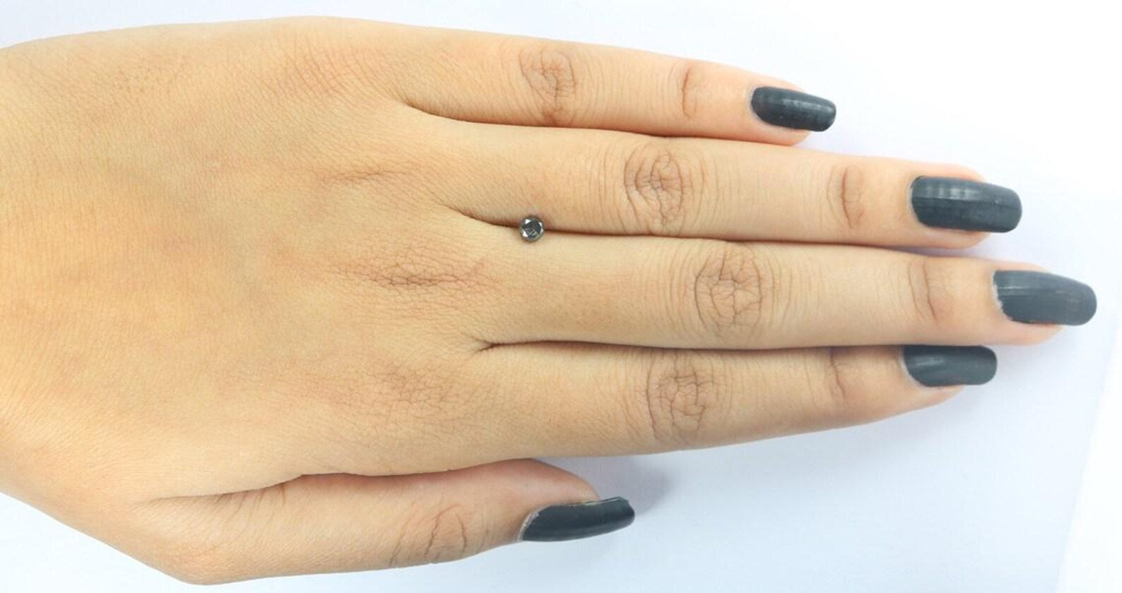 0.34 CT Natural Loose Round Shape Diamond Salt And Pepper Round Diamond 3.90 MM Natural Black Grey Color Round Brilliant Cut Diamond NQ305