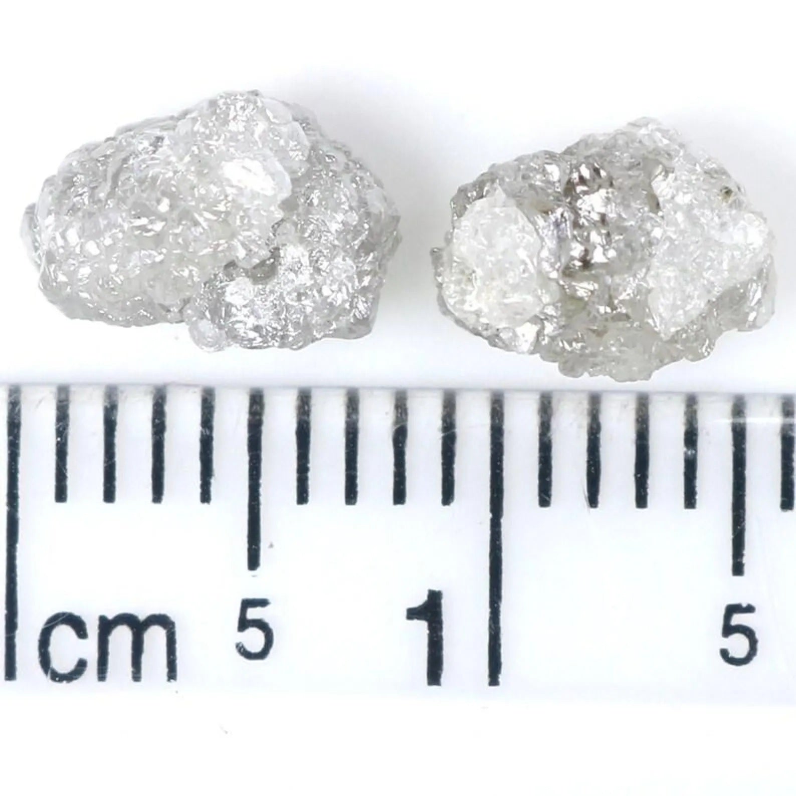 2.79 CT Natural Loose Rough Shape Diamond Grey Color Irregular Cut Diamond 7.15 MM Natural Loose Diamond Rough Shape Uncut Diamond NQ946
