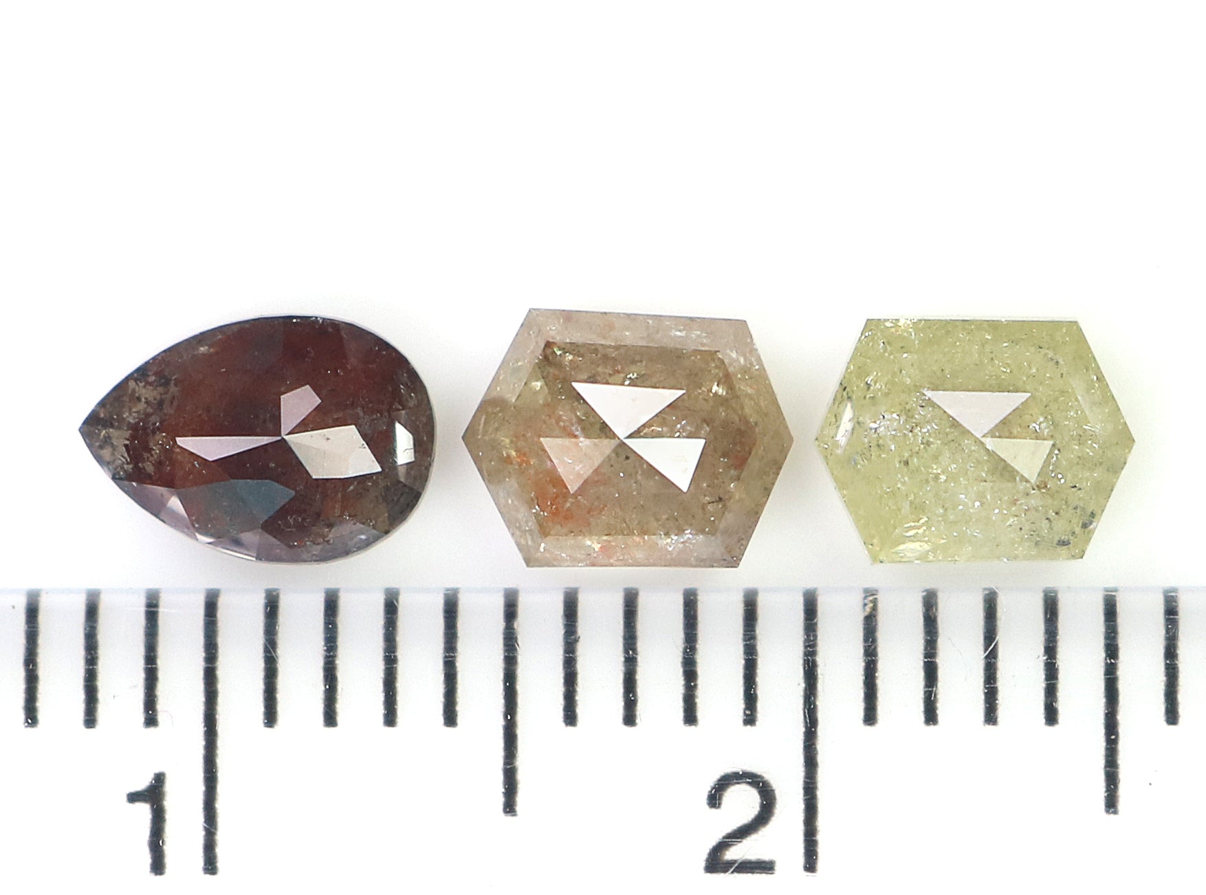 1.59 CT Natural Loose Mix Shape Diamond Mix Color Mix Shape Diamond 5.40 MM Natural Loose Mix Color Diamond Mix Shape Rose Cut Diamond L647