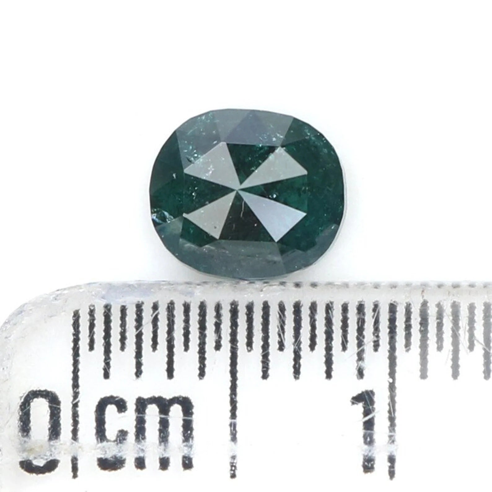 0.98 CT Natural Loose Oval Diamond Blue Color Oval Shape Diamond 6.30 MM Natural Loose Diamond Blue Color Oval Shape Rose Cut Diamond NQ9077