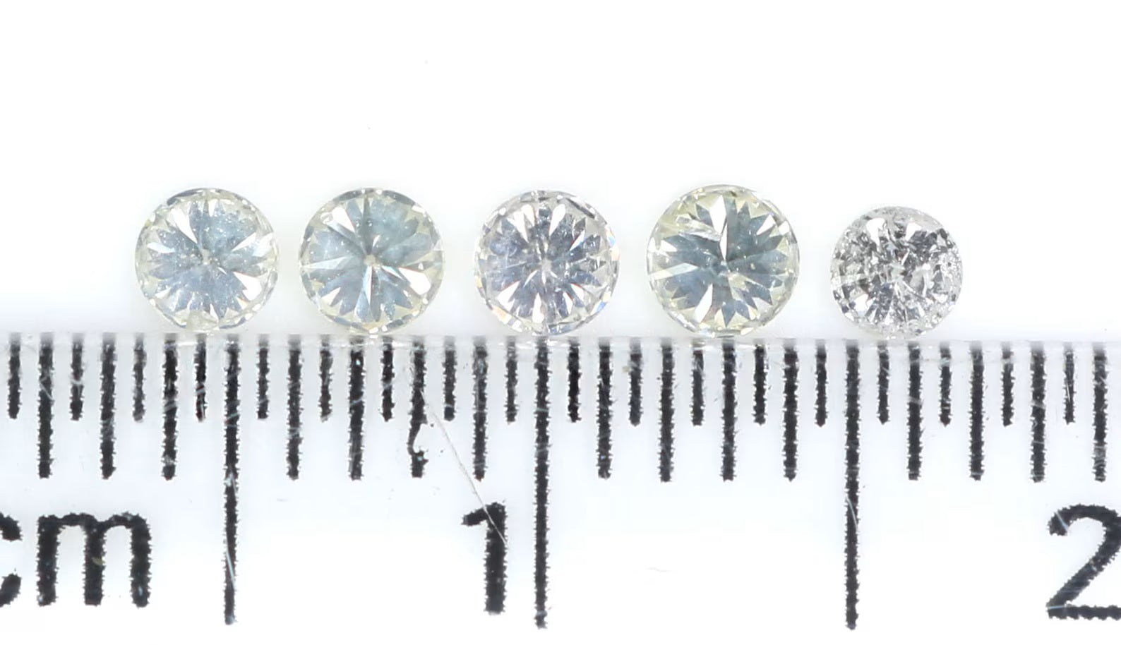 0.26 CT Natural Loose Round Shape Diamond Fancy White Color Round Diamond 2.20 MM Natural Loose Diamond Round Brilliant Cut Diamond N7286