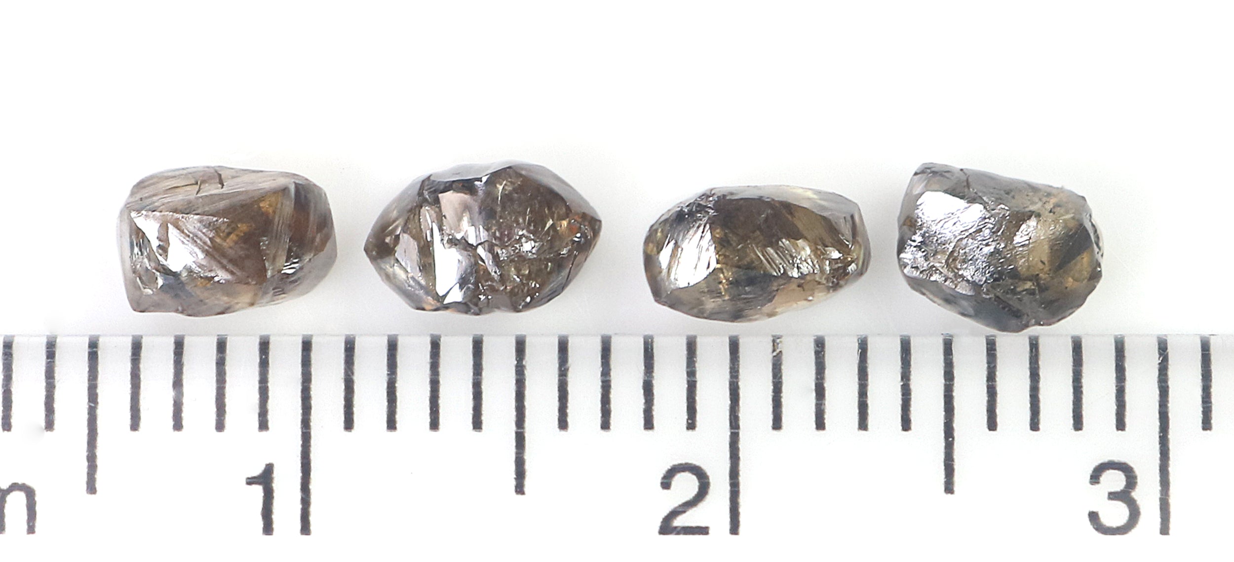 2.47 CT Natural Loose Rough Shape Diamond Brown Color Rough Cut Diamond 4.50 MM Natural Loose Brown Color Rough Irregular Cut Diamond L6393