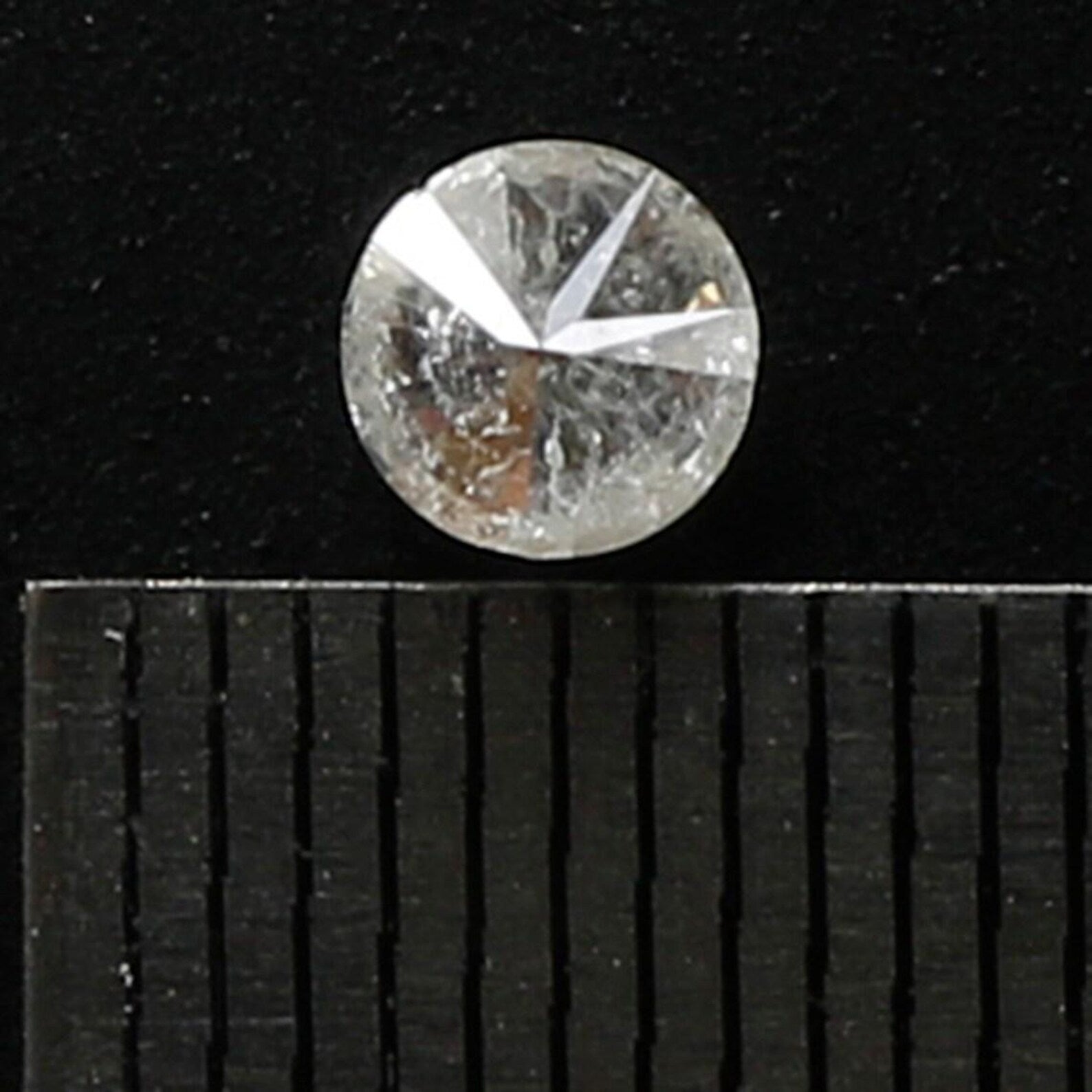 0.50 Ct Natural Loose Round Shape Diamond Grey Color Round Cut Diamond 4.85 MM Natural Loose Grey Color Round Brilliant Cut Diamond NQ957
