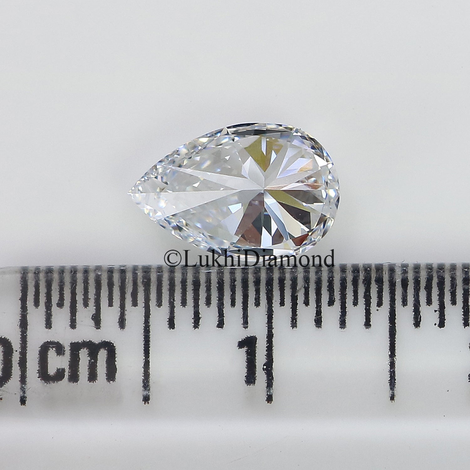 IGI Certified 1 Ct, 1.5 Ct, 2 Ct, 2.5 Ct, 3 Ct Pear Brilliant Cut E/F Color VS Clarity Lab Grown CVD Diamond Lab Created Loose Diamond Q152