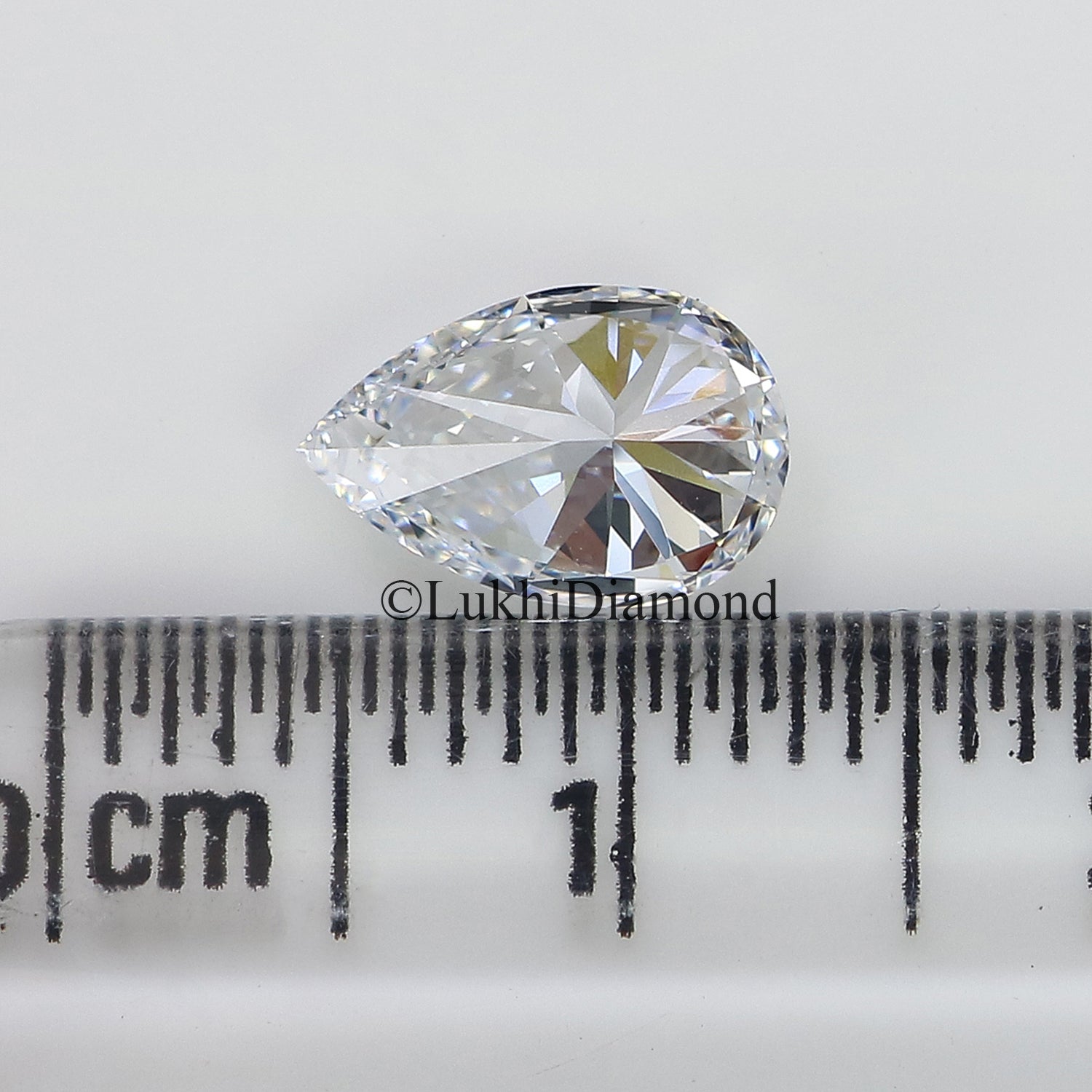 IGI Certified 1 Ct, 1.5 Ct, 2 Ct, 2.5 Ct, 3 Ct Pear Brilliant Cut Lab Grown Diamond Lab Created Loose Diamond for Engagement Ring Q152