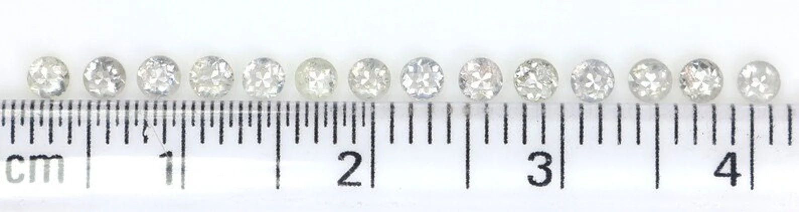 0.95 CT Natural Loose Round Shape Diamond Grey Color Round Diamond 2.25 MM Natural Loose Diamond Grey Color Round Rose Cut Diamond NQ2083