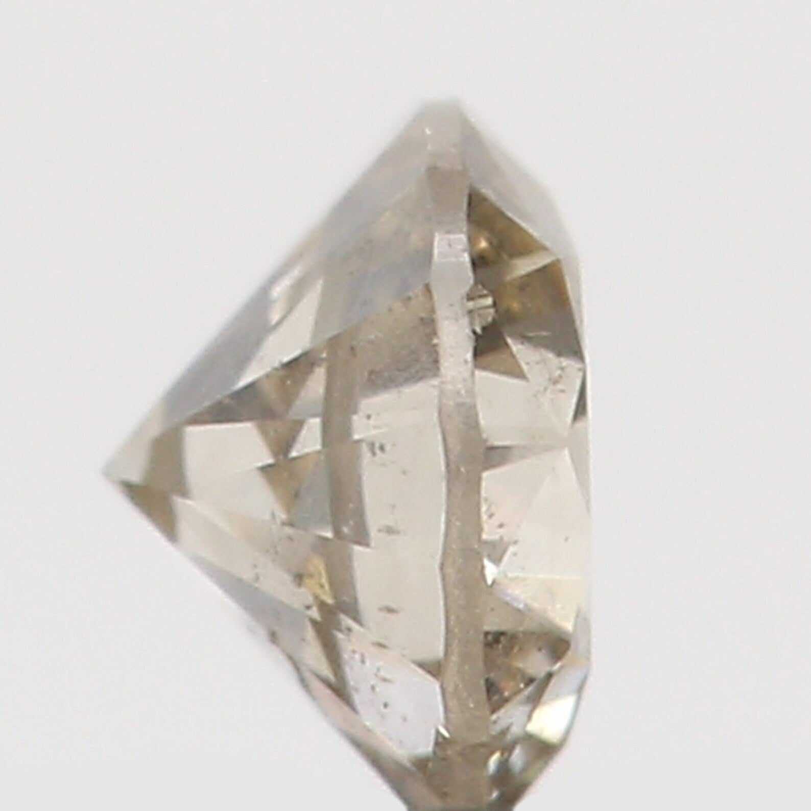 0.115 Ct Natural Loose Round Shape Diamond Brown Color Round Cut Diamond 3.00 MM Natural Loose Diamond Round Brilliant Cut Diamond N7822