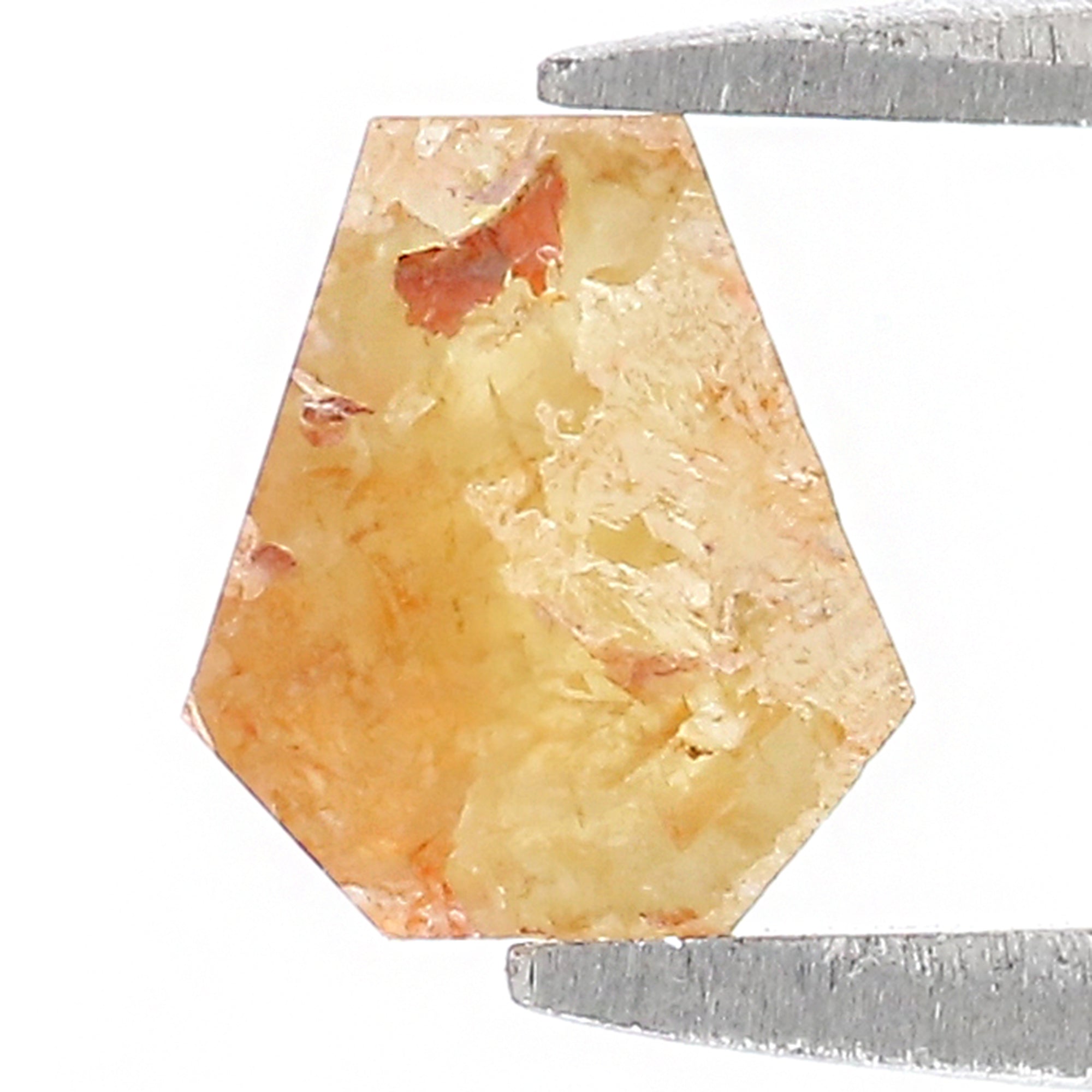 0.81 CT Natural Loose Coffin Cut Diamond Yellow Color Coffin Cut Diamond 7.00 MM Natural Loose Yellow Diamond Coffin Rose Cut Diamond LQ7968