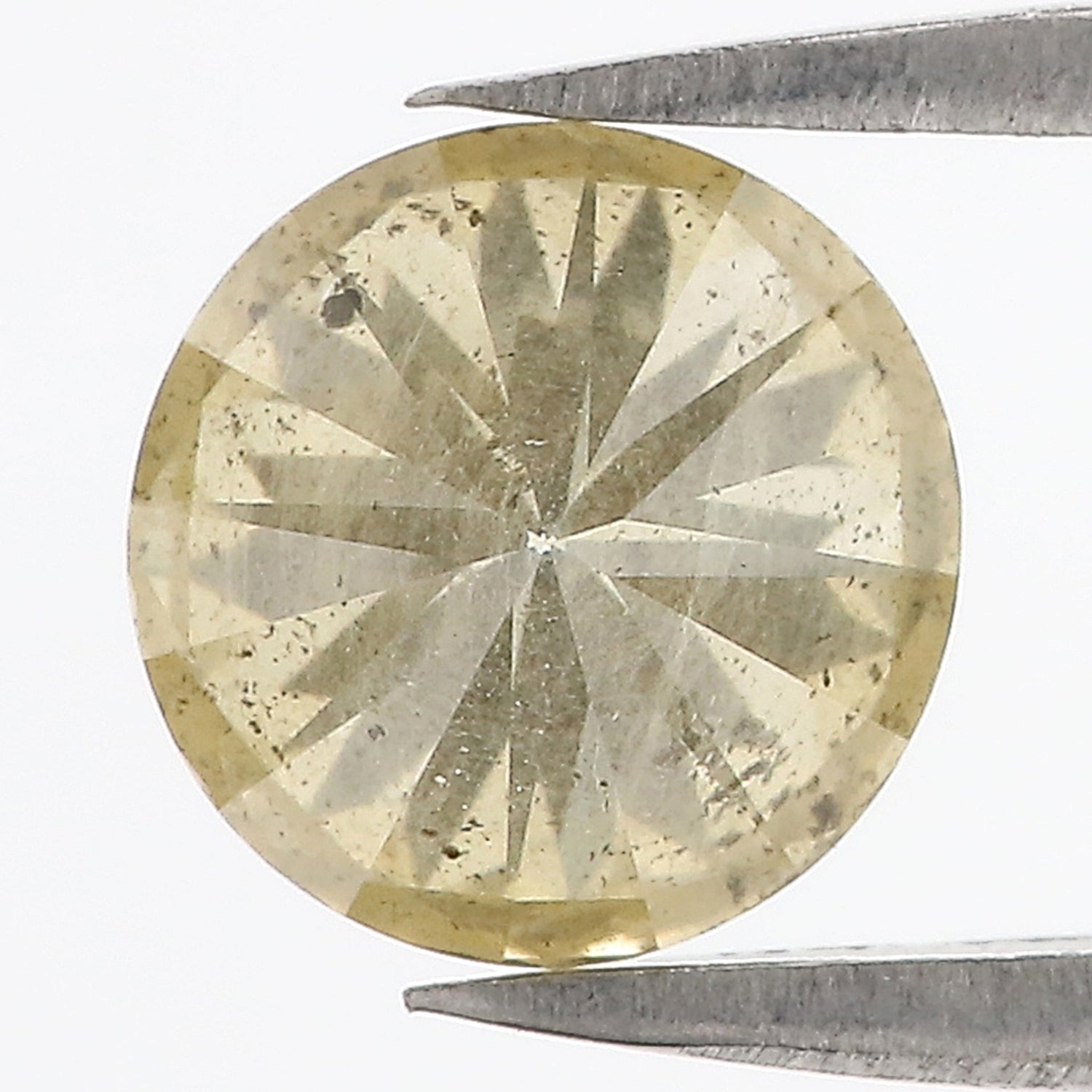 1.97 Ct Natural Loose Round Brilliant Cut Diamond Yellow Color Diamond 7.80 MM Natural Diamond Yellow Color Round Shape Diamond LQ3058