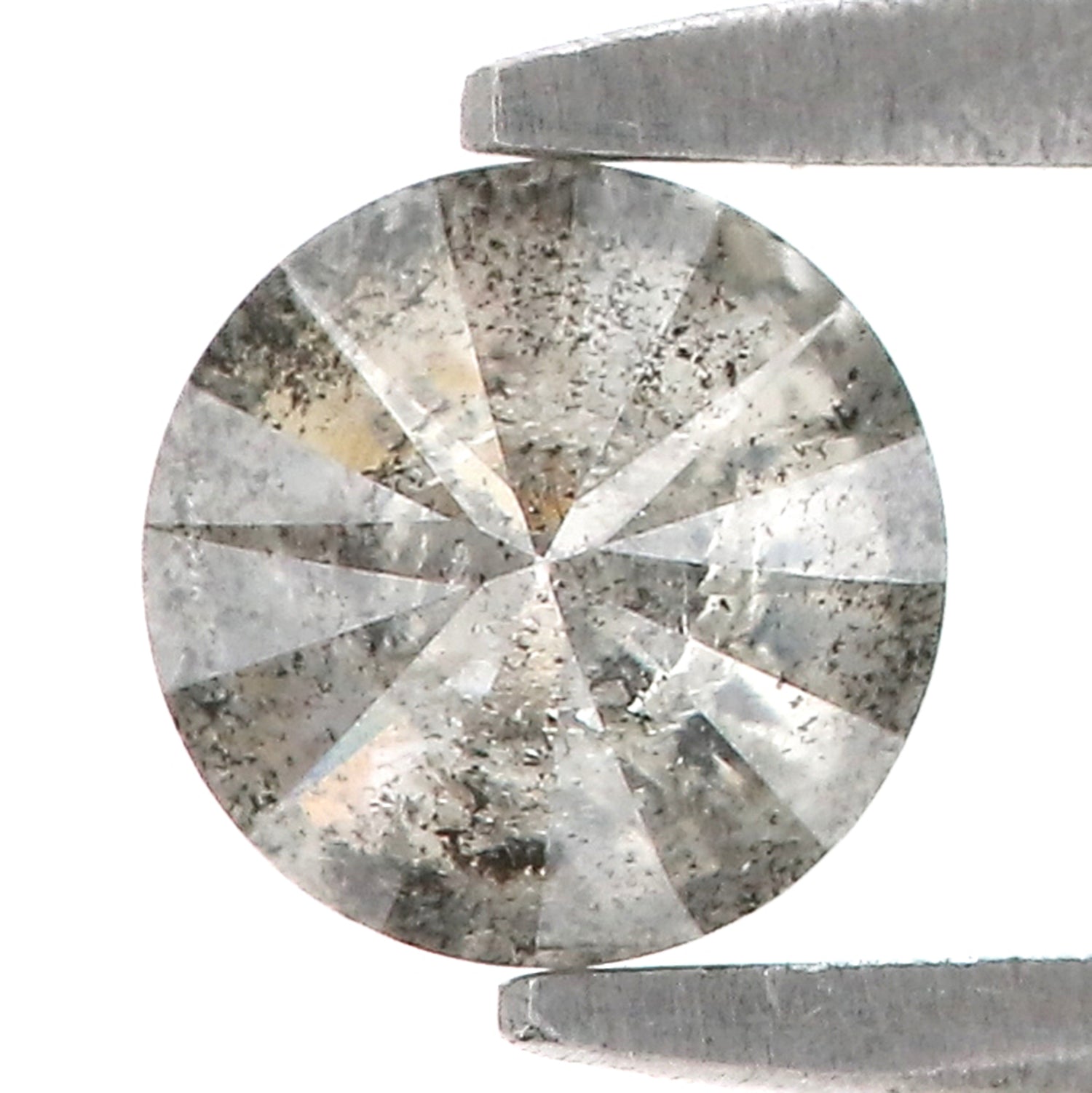 0.42 CT Natural Loose Round Shape Diamond Salt And Pepper Round Cut Diamond 4.65 MM Natural Loose Diamond Round Brilliant Cut Diamond LQ2804