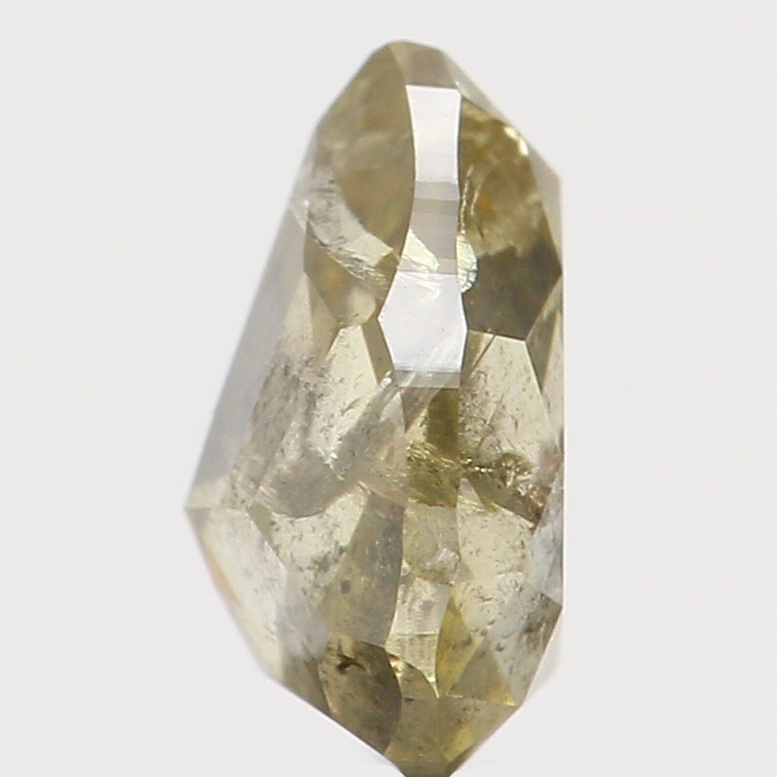 0.25 Ct Natural Loose Diamond Pear Green Color I1 Clarity 4.57 MM N7647