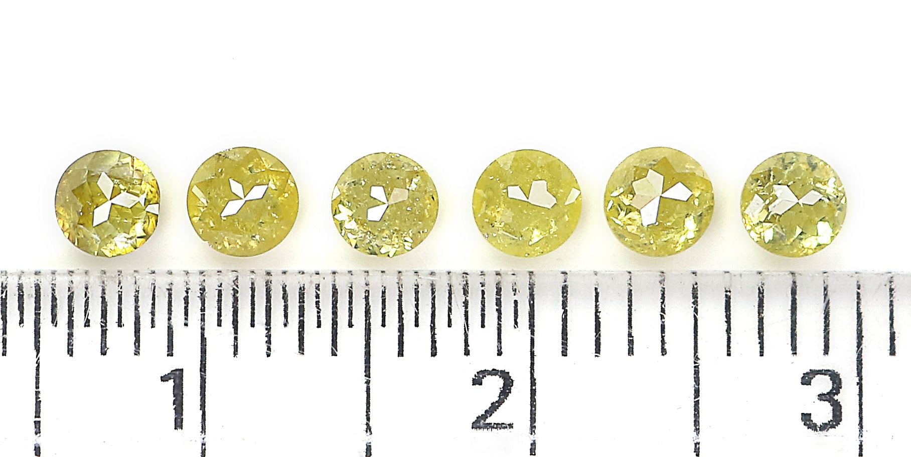1.13 CT Natural Loose Round Rose Cut Diamond Yellow Color Round Shape Diamond 3.40 MM Natural Yellow Color Round Rose Cut Diamond LQ3272