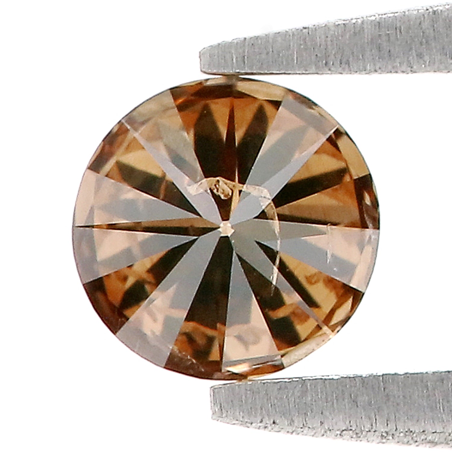 0.39 Ct Natural Loose Round Shape Diamond Brown Color Round Cut Diamond 4.65 MM Natural Loose Brown Color Round Brilliant Cut Diamond LQ672