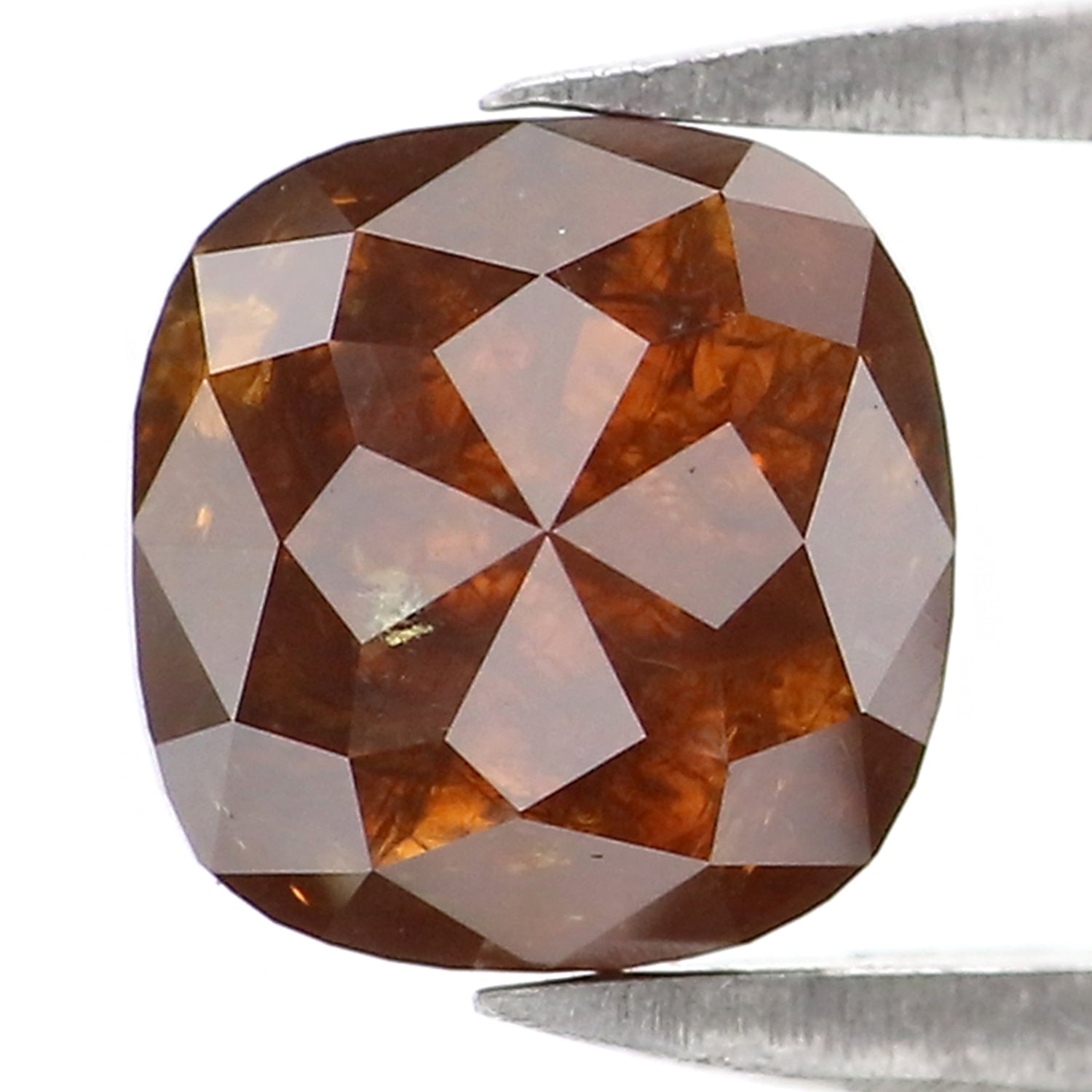 1.01 CT Natural Loose Cushion Shape Diamond Brown Color Cushion Cut Diamond 5.75 MM Natural Loose Diamond Cushion Rose Cut Diamond QL2888