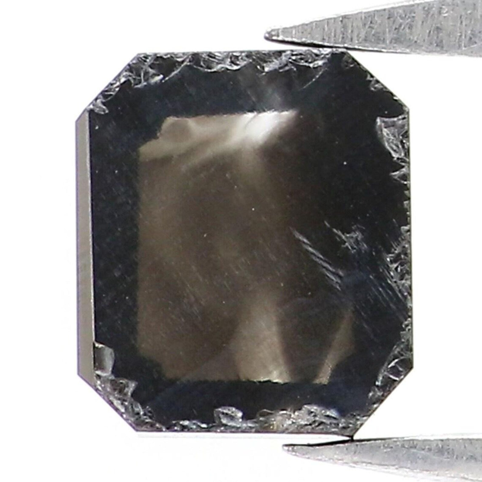 0.69 CT Natural Loose Square Shape Diamond Black Color Square Cut Diamond 5.40 MM Natural Loose Black Color Square Rose Cut Diamond NQ8506