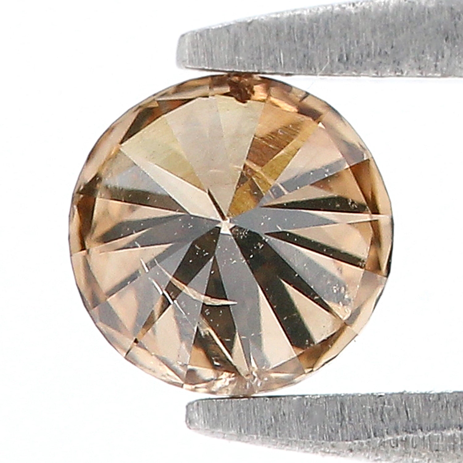 0.36 Ct Natural Loose Round Shape Diamond Brown Color Round Cut Diamond 4.40 MM Natural Loose Brown Color Round Brilliant Cut Diamond LQ484