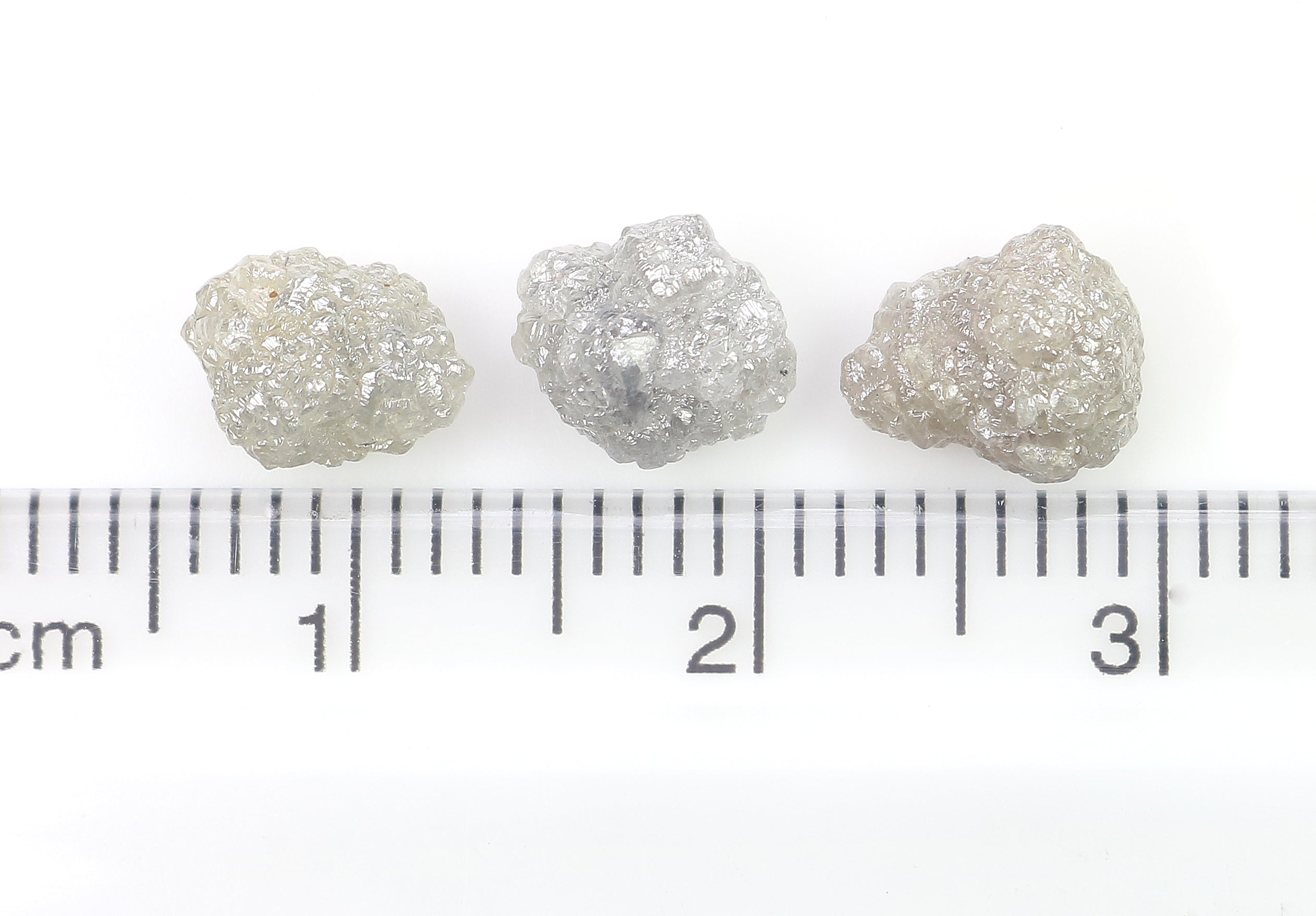 4.01 CT Natural Loose Rough Shape Diamond Grey Color Rough Uncut Diamond 7.60 MM Natural Grey Diamond Rough Irregular Cut Diamond LQ3362