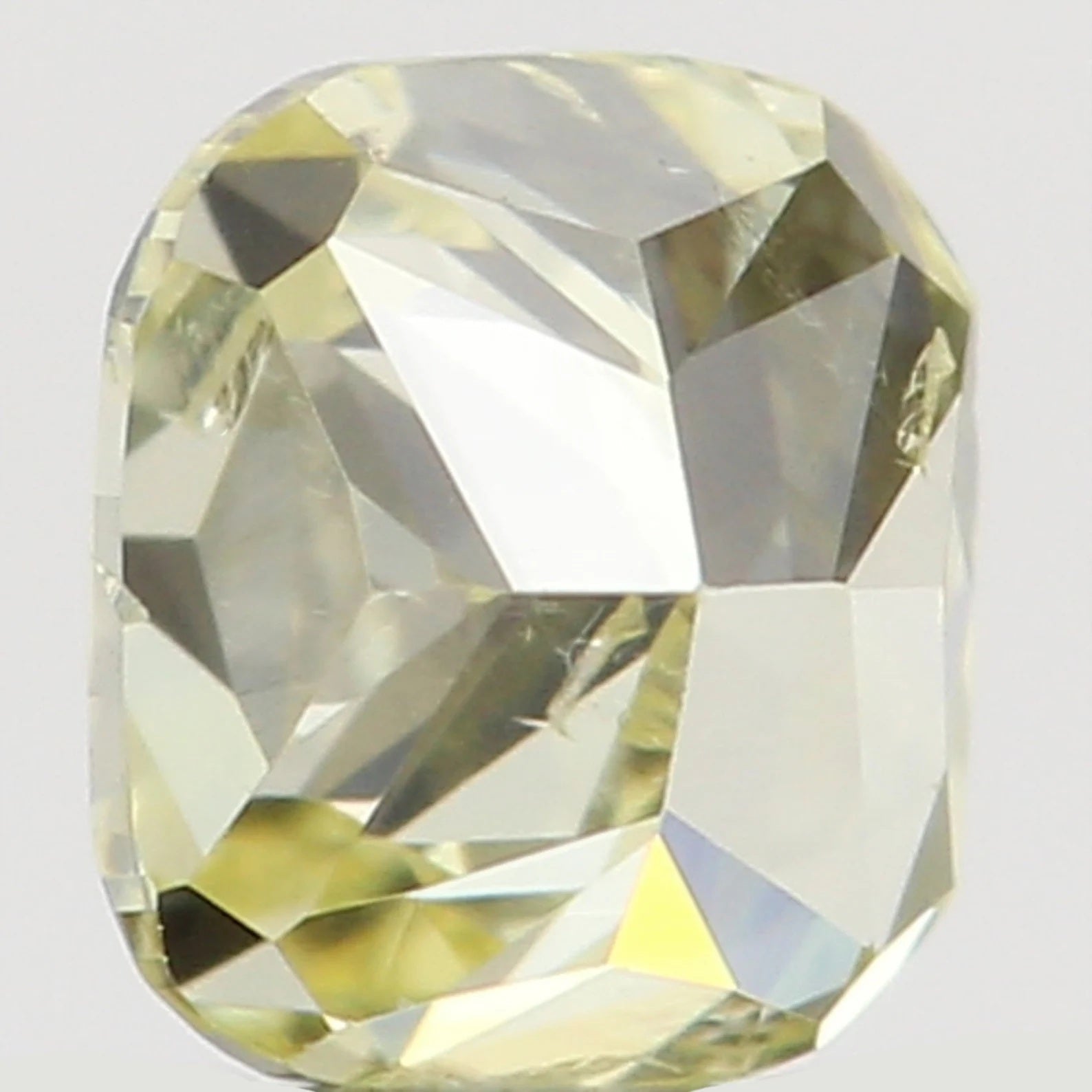 0.16 Ct Natural Loose Diamond Cushion Yellow Color SI1 Clarity 3.20 MM N8178