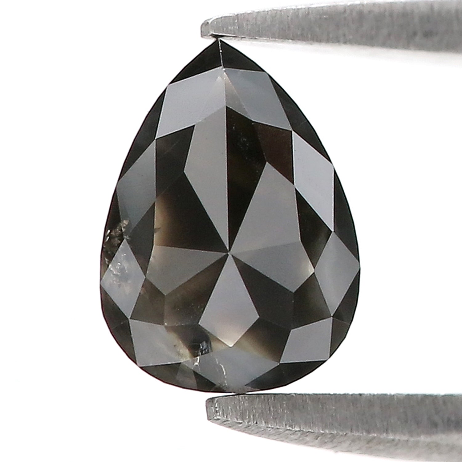 1.34 Ct IGI CERTIFIED Natural Loose Pear Diamond Natural Fancy Black Color Diamond 7.75 MM Natural Loose Diamond Pear Shape Diamond QL9380