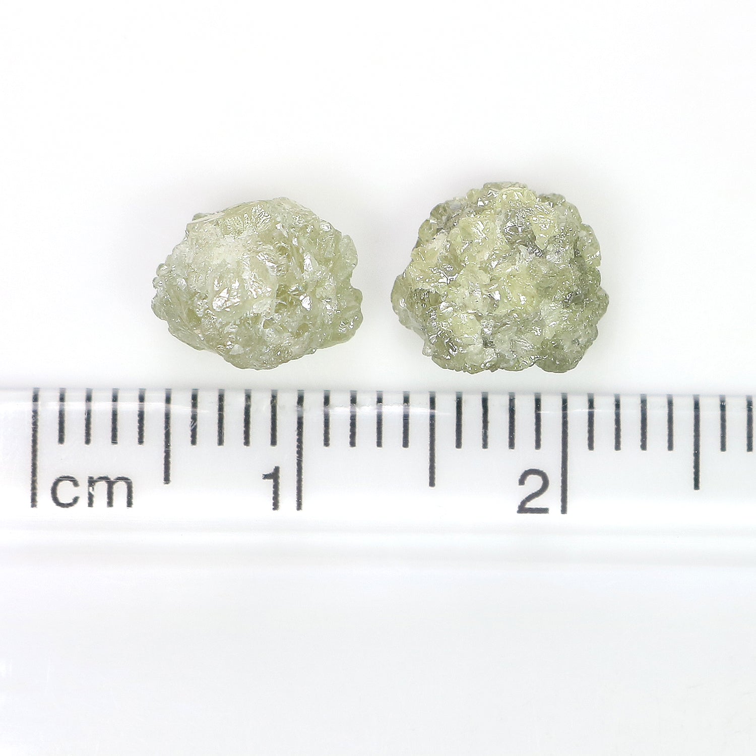 4.78 CT Natural Loose Rough Shape Diamond Green Color Rough Uncut Diamond 8.15 MM Natural Grey Diamond Rough Irregular Cut Diamond LQ3370