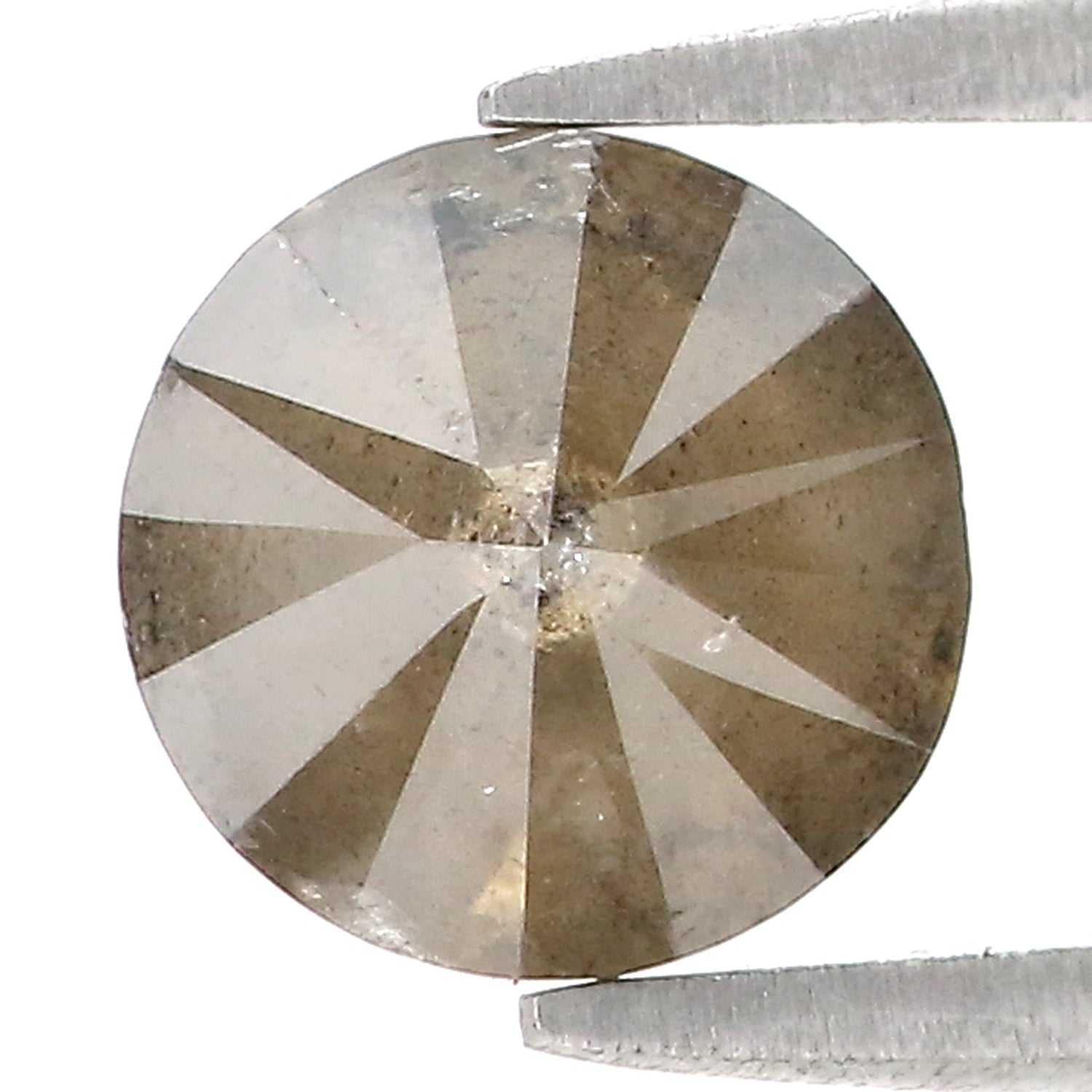 2.52 Ct Natural Loose Round Shape Diamond Grey Color Round Cut Diamond 7.80 MM Natural Loose Brown Color Round Brilliant Cut Diamond LQ7218