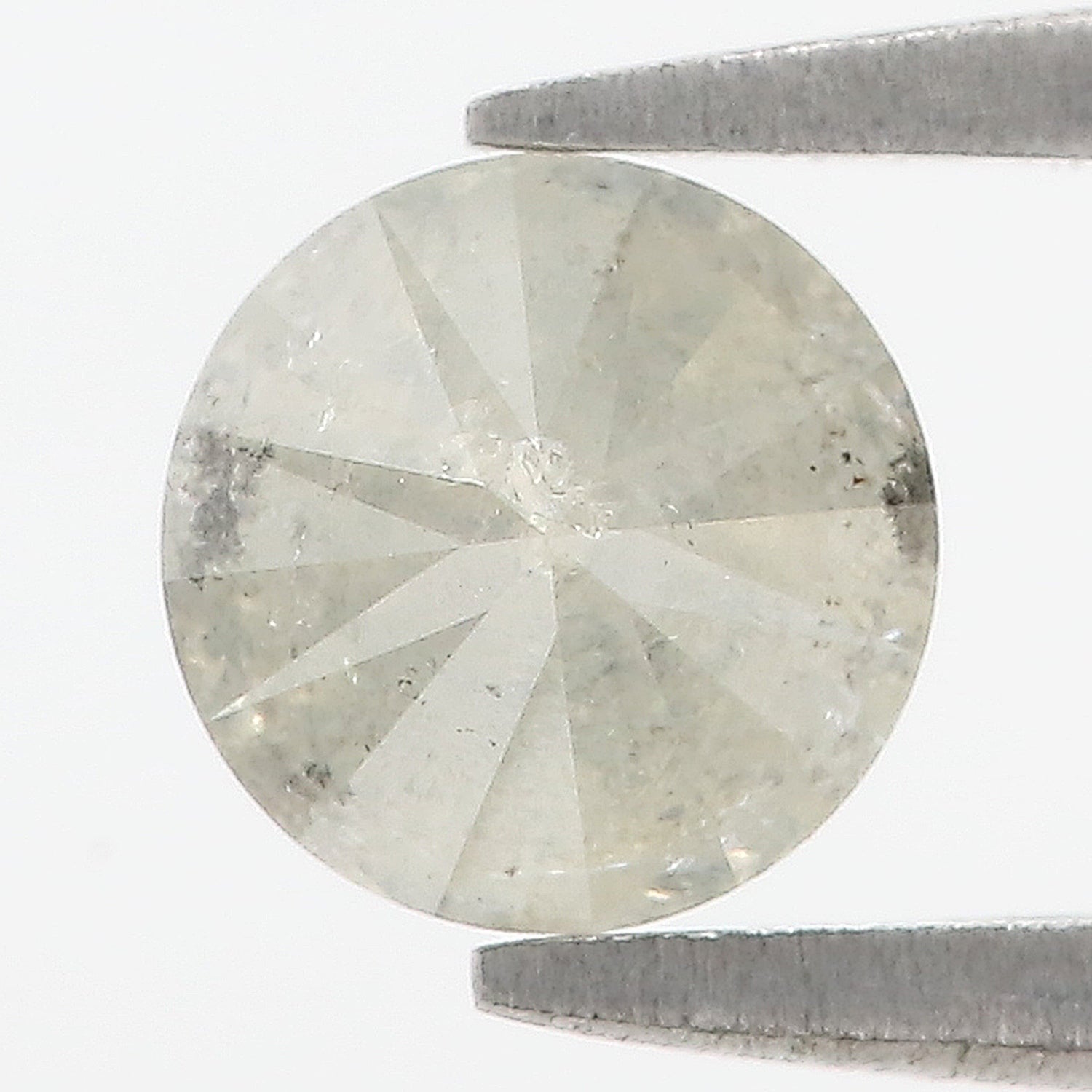 1.05 CT Natural Loose Round Shape Diamond Milky Grey Round Cut Diamond 6.20 MM Natural Loose Milky Grey Round Brilliant Cut Diamond LQ5880