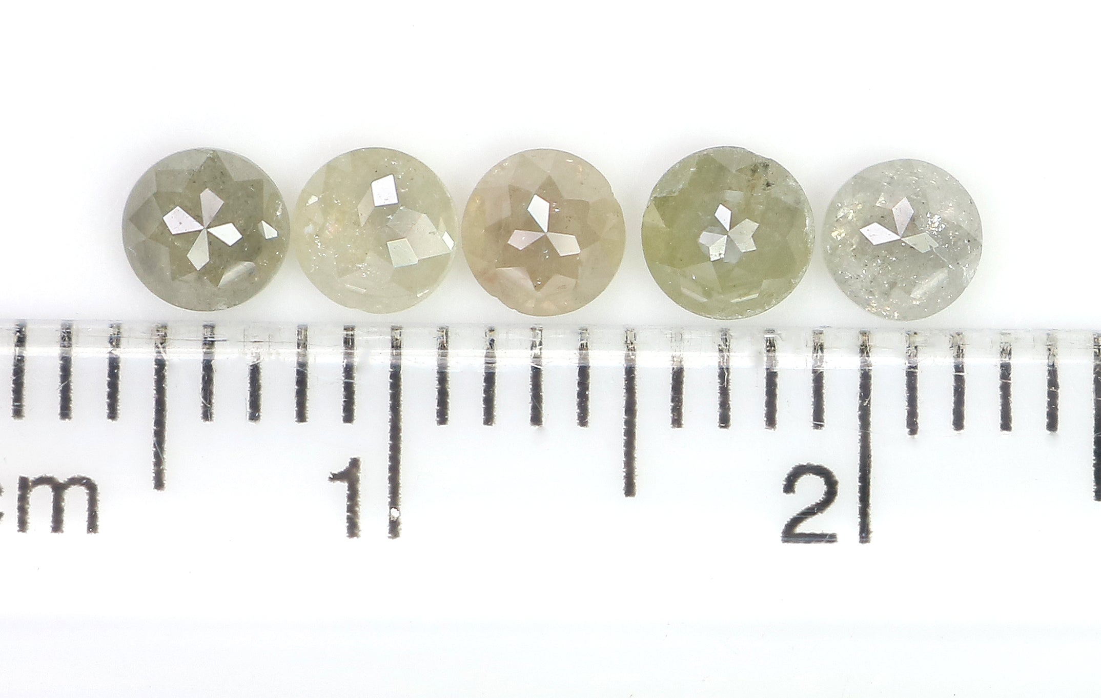 1.06 CT Natural Loose Round Rose Cut Diamond Grey Color Round Shape Diamond 3.50 MM Natural Loose Grey Color Round Rose Cut Diamond LQ6054