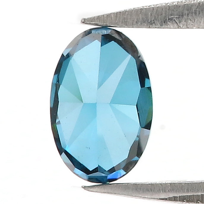 0.55 CT Natural Loose Oval Shape Diamond Blue Color Oval Shape Diamond 6.00 MM Natural Blue Color Diamond Oval Brilliant Cut Diamond QL8522
