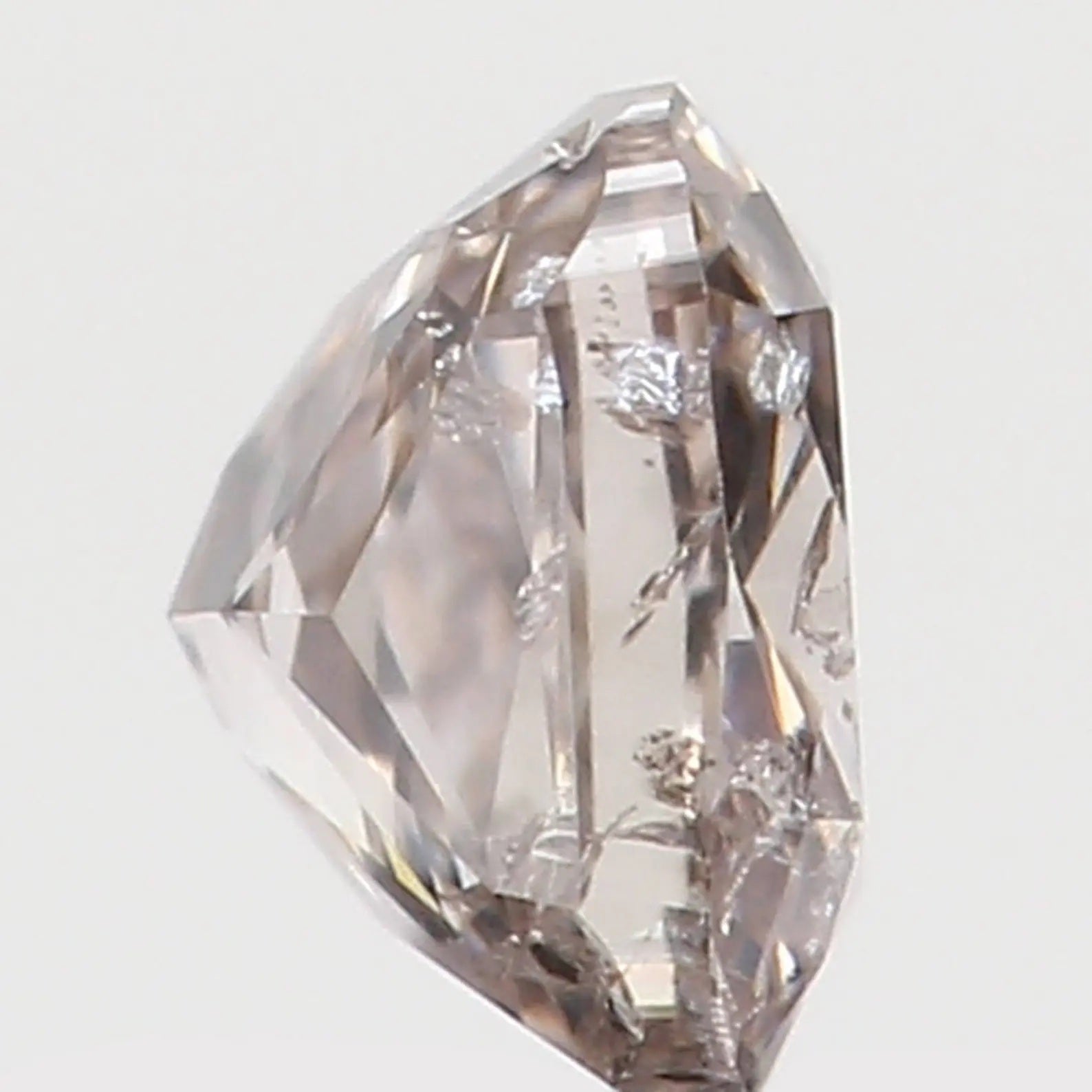 0.16 Ct Natural Loose Diamond Cushion Brown Color I2 Clarity 3.10 MM N7630