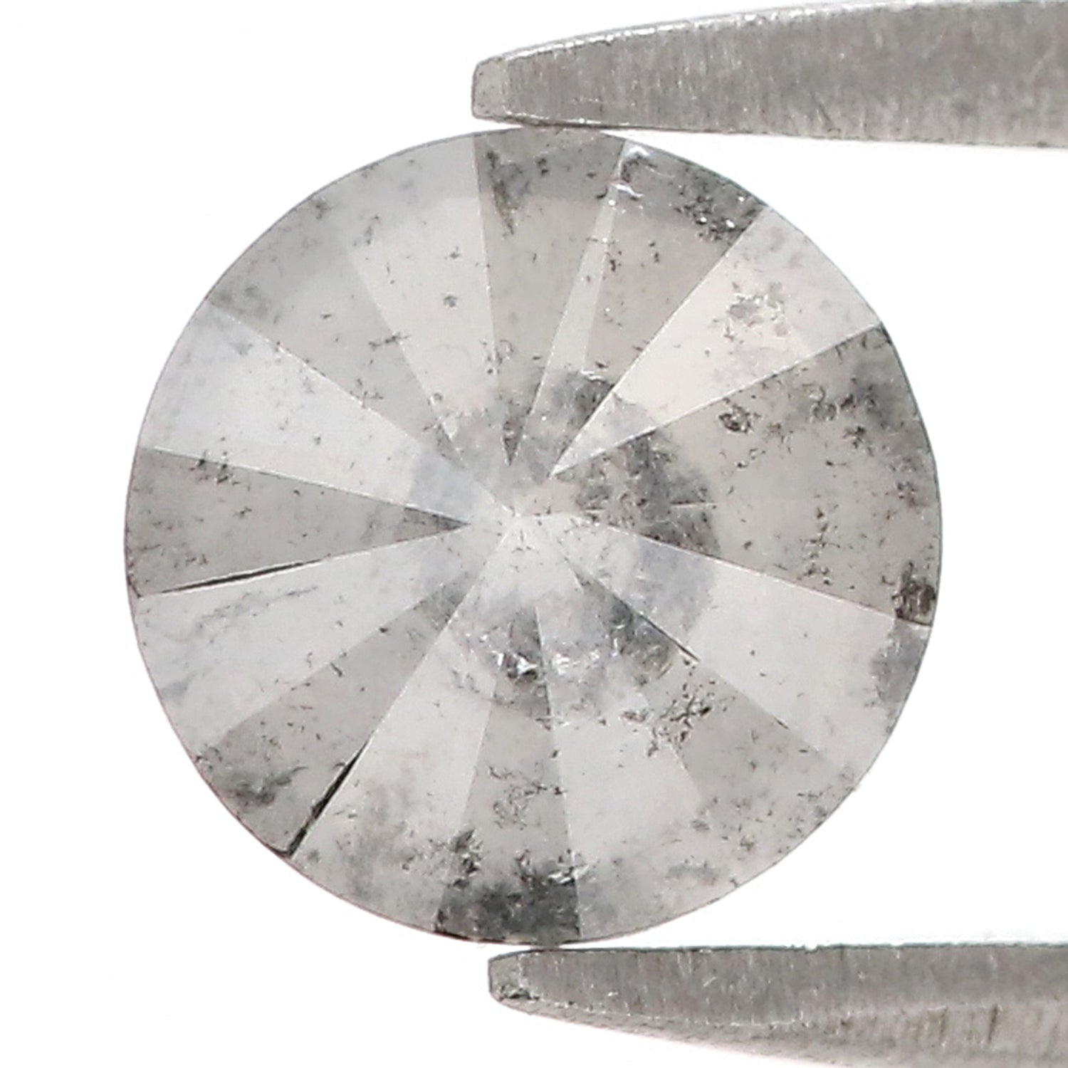1.40 CT Natural Loose Round Shape Diamond Grey Color Round Cut Diamond 6.80 MM Natural Loose Grey Diamond Round Brilliant Cut Diamond LQ240