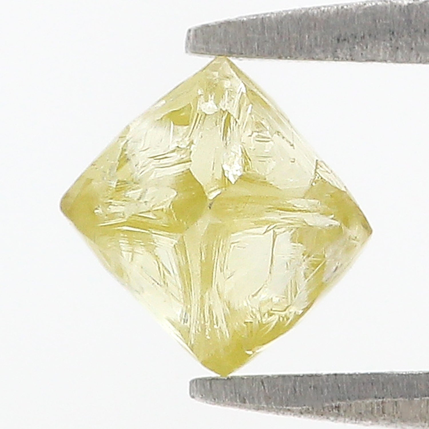1.20 CT Natural Loose Rough Shape Diamond Yellow Color Rough Cut Diamond 6.50 MM Natural Yellow Diamond Rough Irregular Cut Diamond L3566