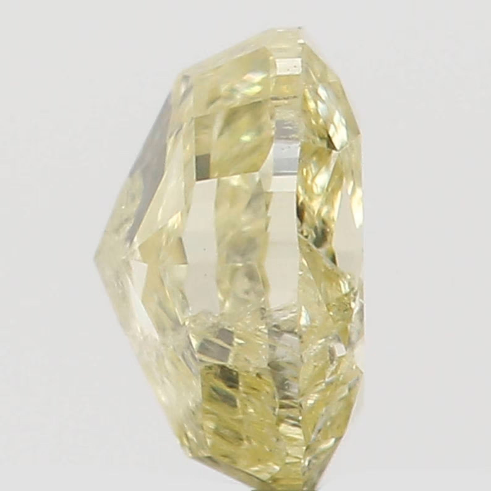 0.20 Ct Natural Loose Diamond Oval Yellow Color I2 Clarity 3.80 MM N7263