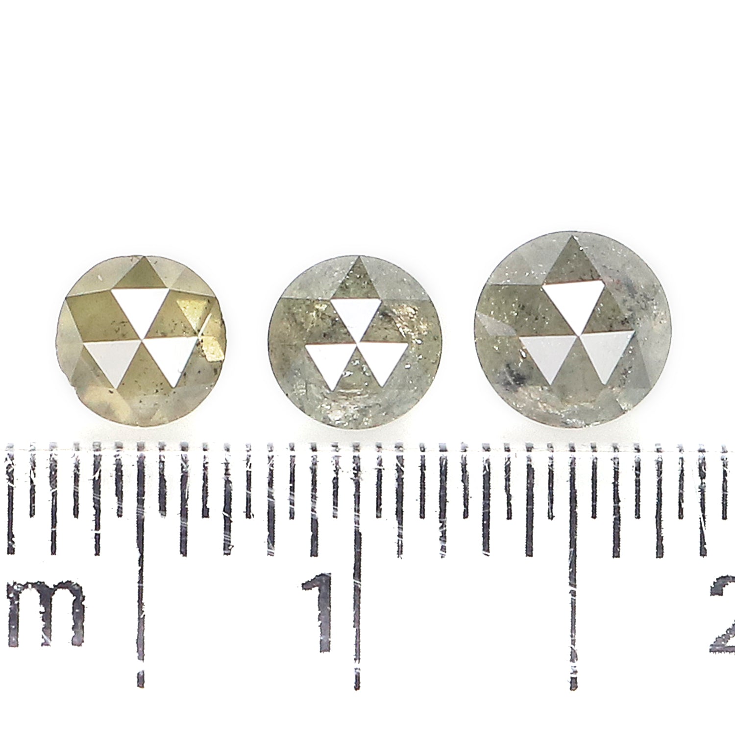 1.11 Ct Natural Loose Round Cut Diamond Salt And Pepper Round Shape Diamond 4.00 MM Natural Black Grey Color Round Rose Cut Diamond LQ1135