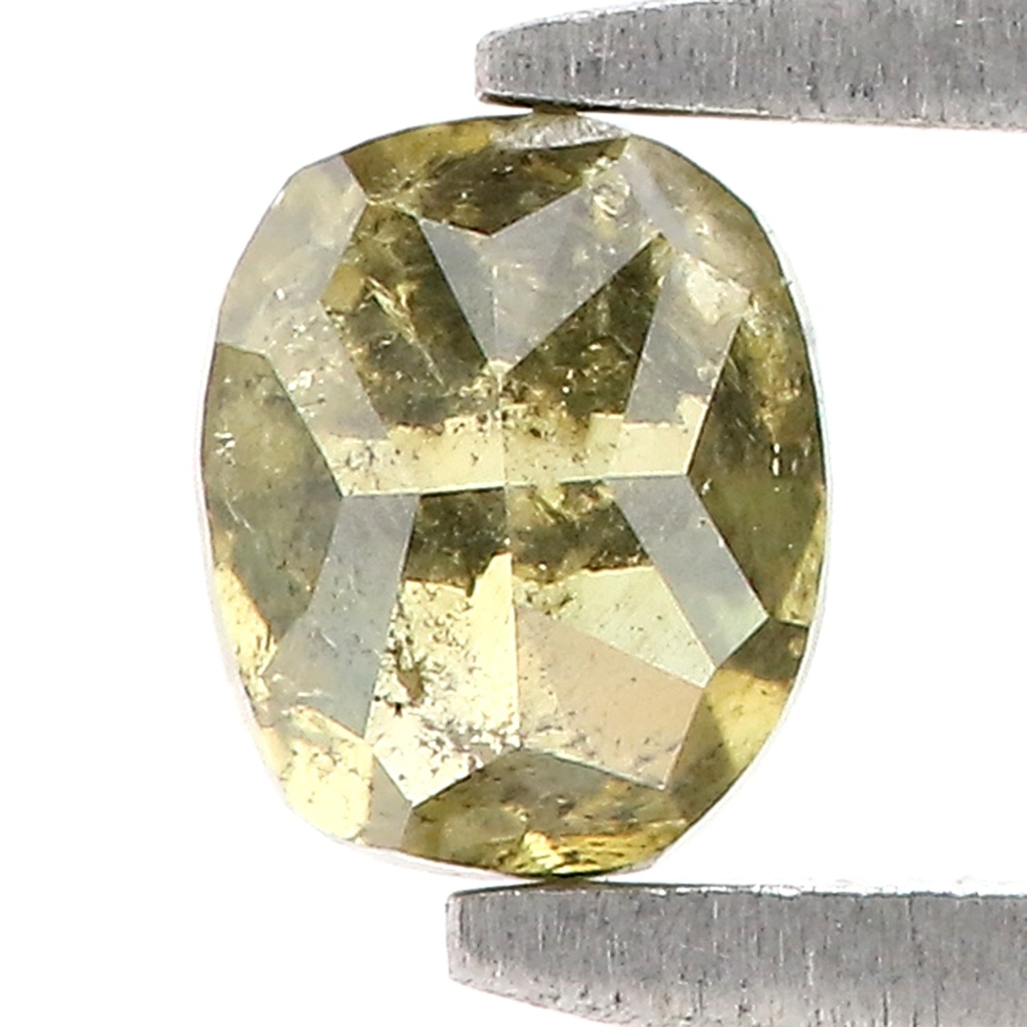 0.41 CT Natural Loose Cushion Shape Diamond Yellow Color Cushion Cut Diamond 4.40 MM Natural Loose Green Color Cushion Brilliant Cut Diamond LQ5634