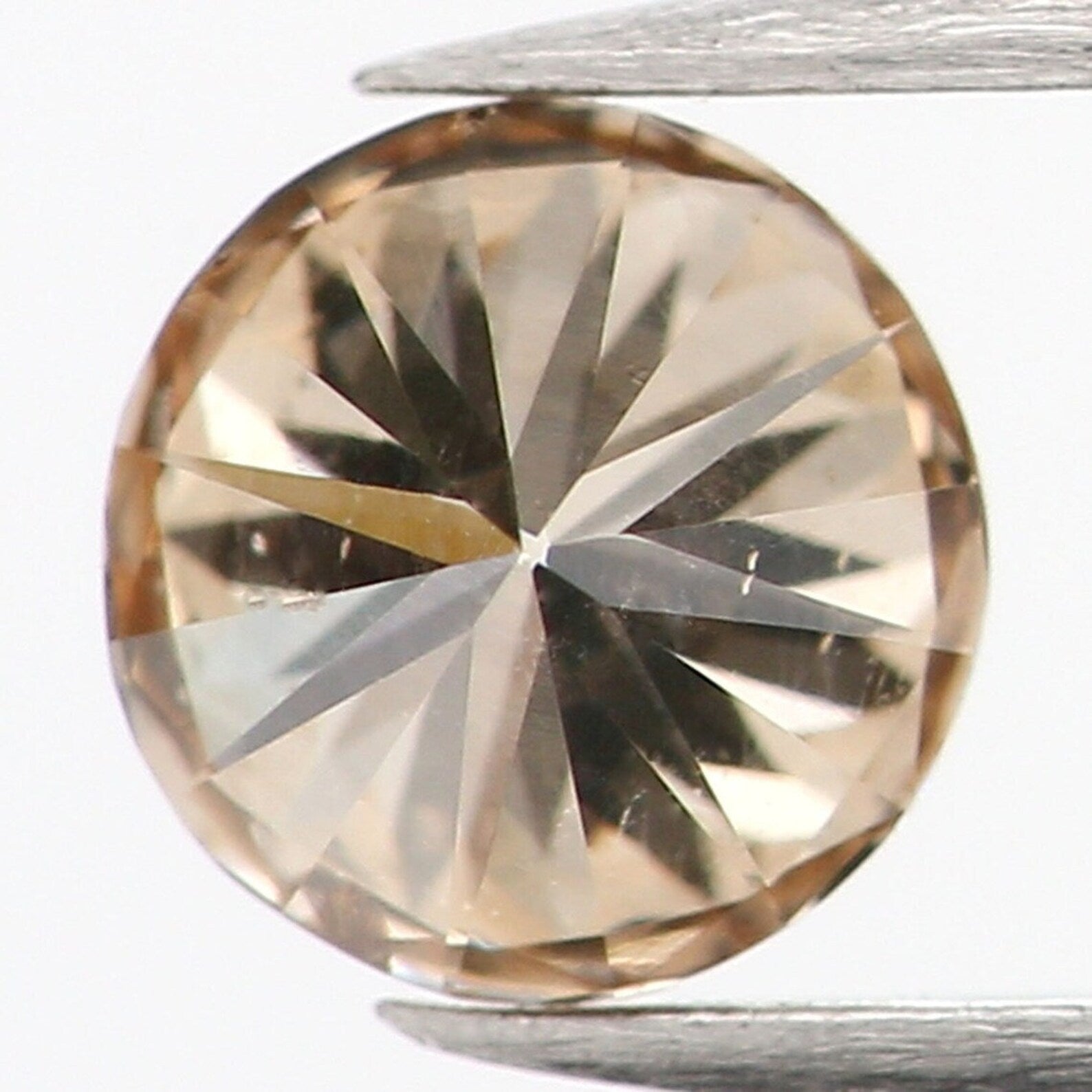 0.26 Ct Natural Loose Round Shape Diamond Brown Color Round Cut Diamond 3.95 MM Natural Loose Diamond Round Brilliant Cut Diamond NQ1194