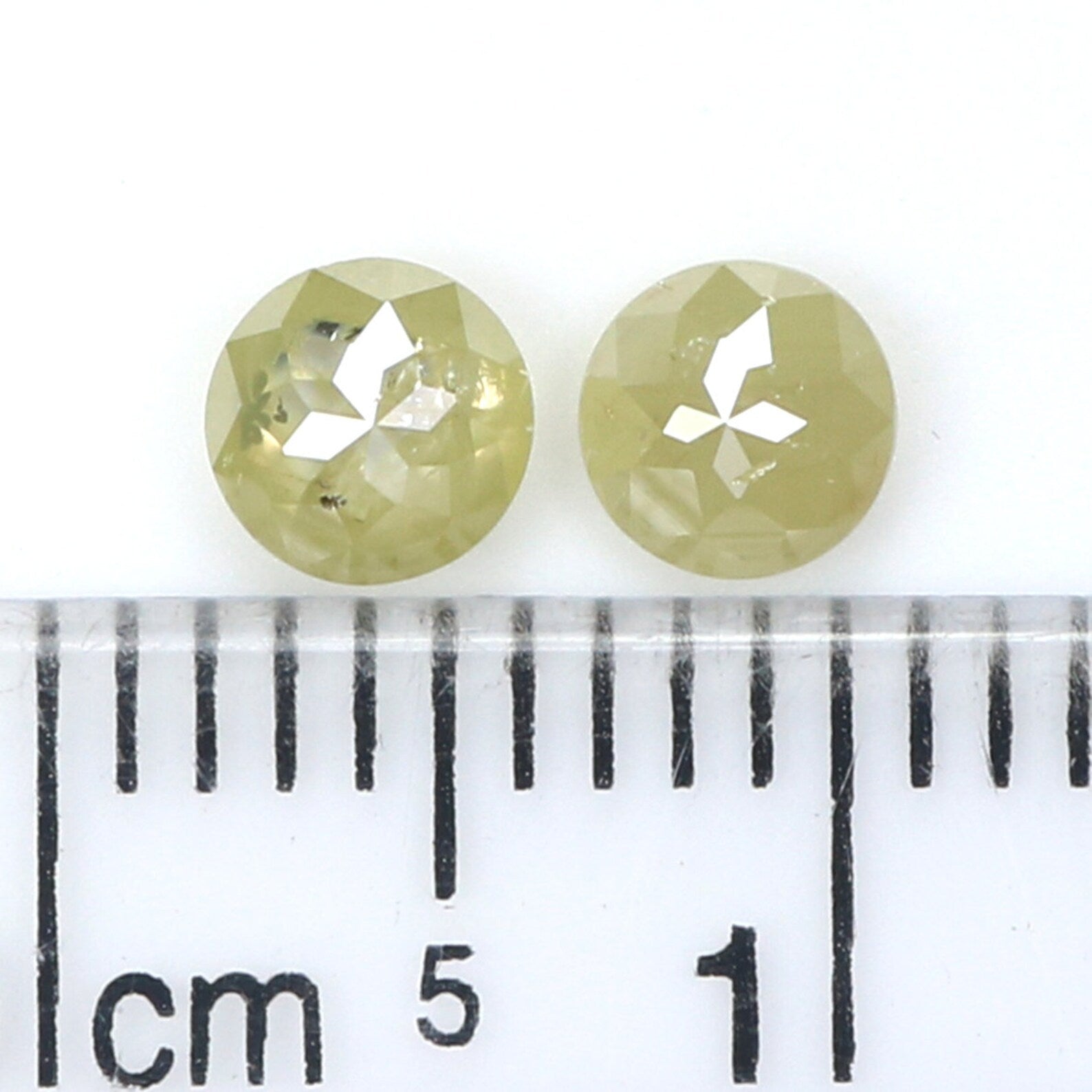 0.65 CT Natural Loose Round Rose Cut Diamond Light Yellow Color Round Shape Diamond 4.00 MM Natural Loose Round Rose Cut Shape Diamond N8057
