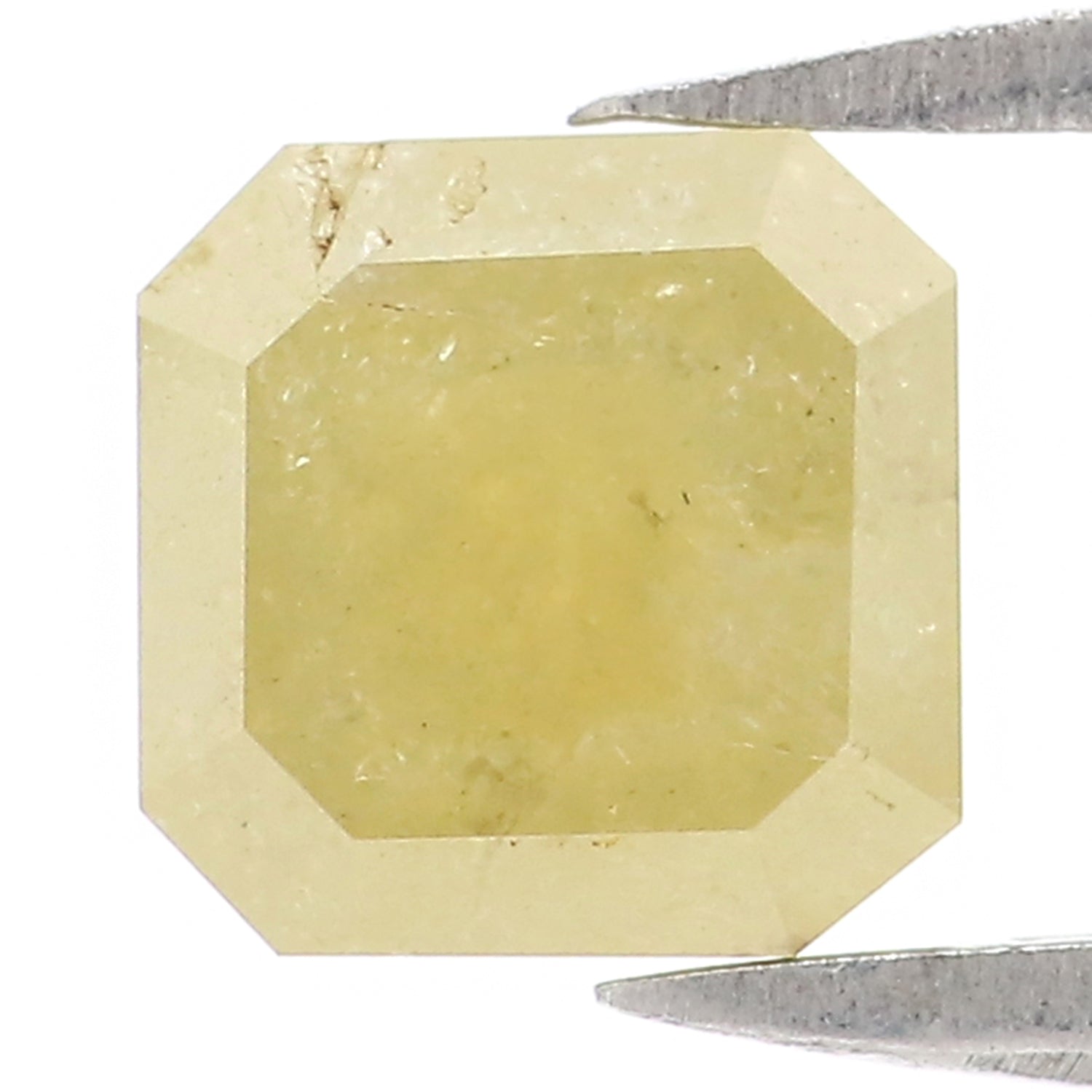 1.20 CT Natural Loose Radiant Shape Diamond Yellow Color Radiant Cut Diamond 5.70 MM Natural Yellow Color Radiant Rose Cut Diamond LQ2844