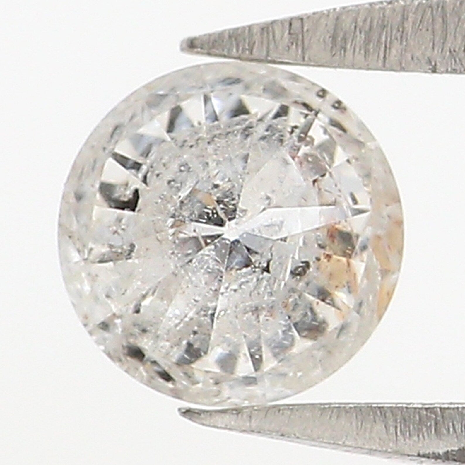 0.31 CT Natural Loose Round Shape Diamond Grey Color Round Cut Diamond 4.30 MM Natural Loose Diamond Round Brilliant Cut Diamond N7708