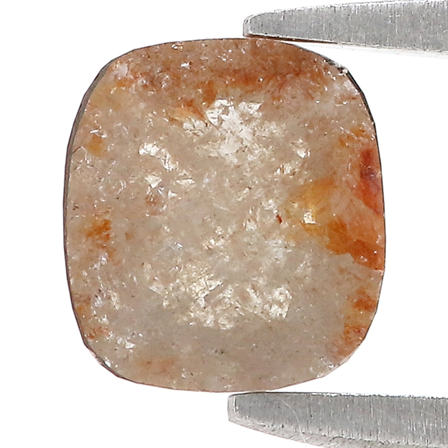 1.14 CT Natural Loose Cushion Shape Diamond Grey Color Cushion Diamond 6.60 MM Natural Loose Grey Diamond Cushion Rose Cut Diamond LQ7709