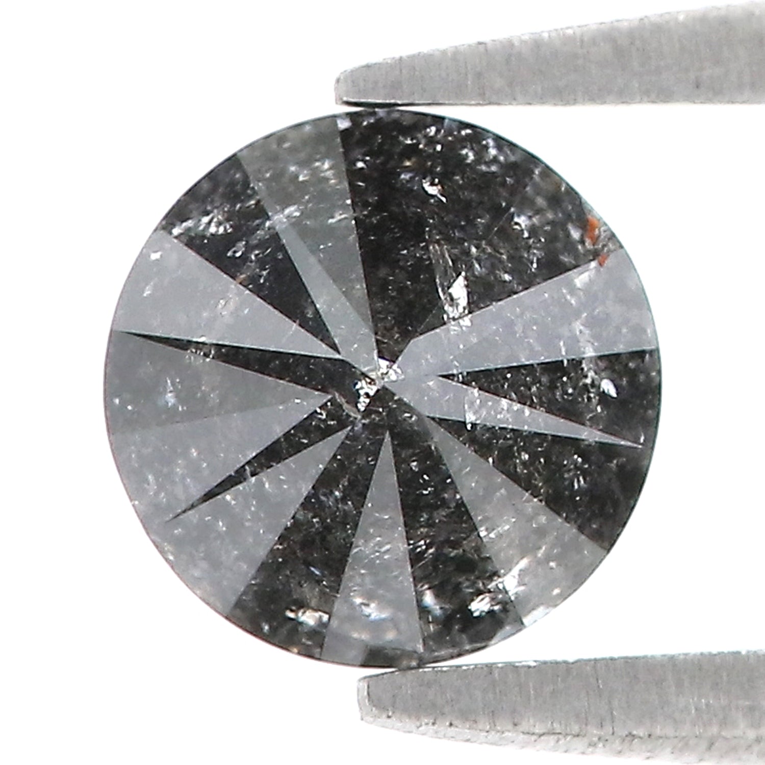 1.07 CT Natural Loose Round Shape Diamond Salt And Pepper Round Cut Diamond 6.20 MM Natural Loose Diamond Round Brilliant Cut Diamond LQ958