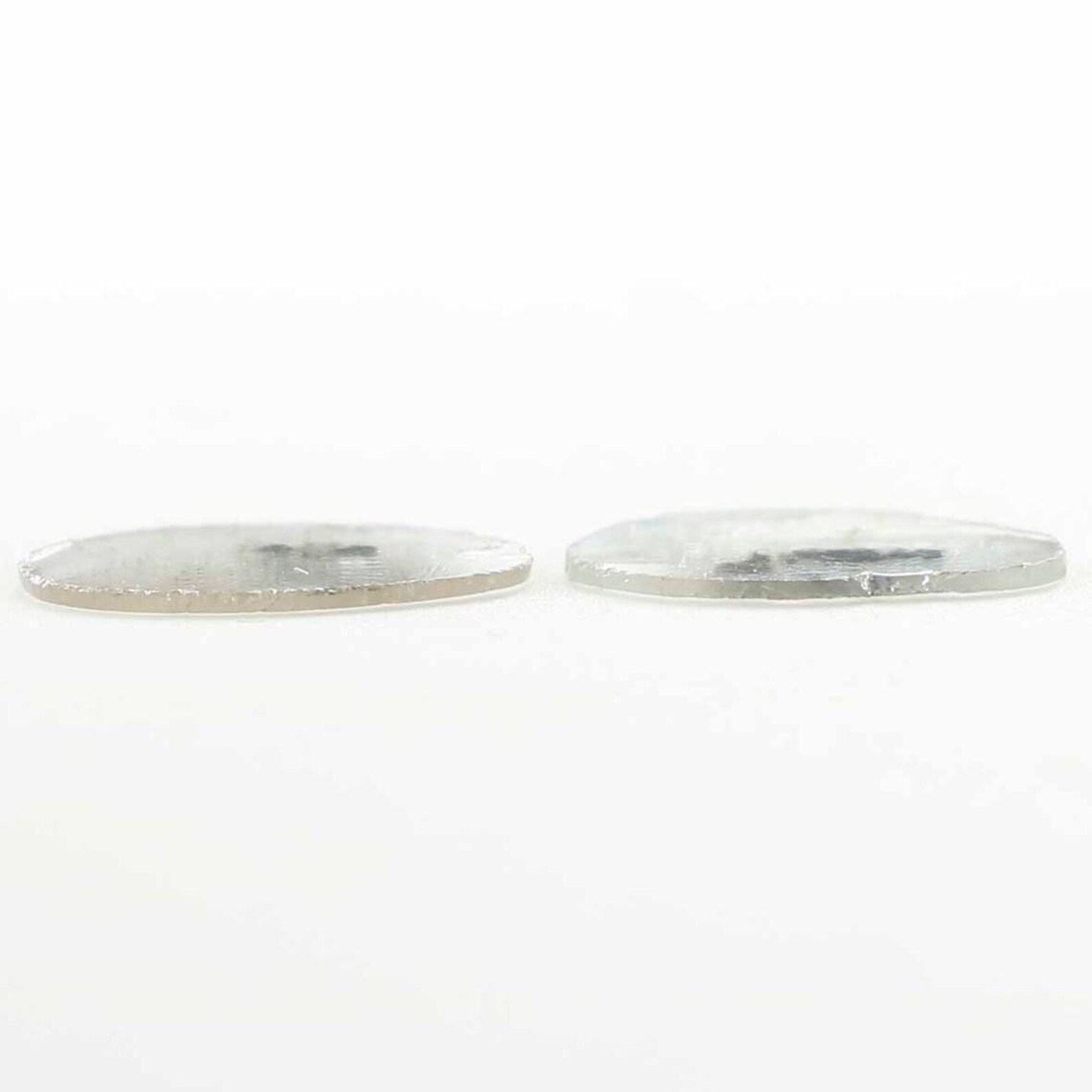 0.89 CT Natural Loose Slice Shape Diamond Grey Color Slice Diamond 9.45 MM Natural Loose Diamond Grey Color Irregular Cut Diamond NQ688