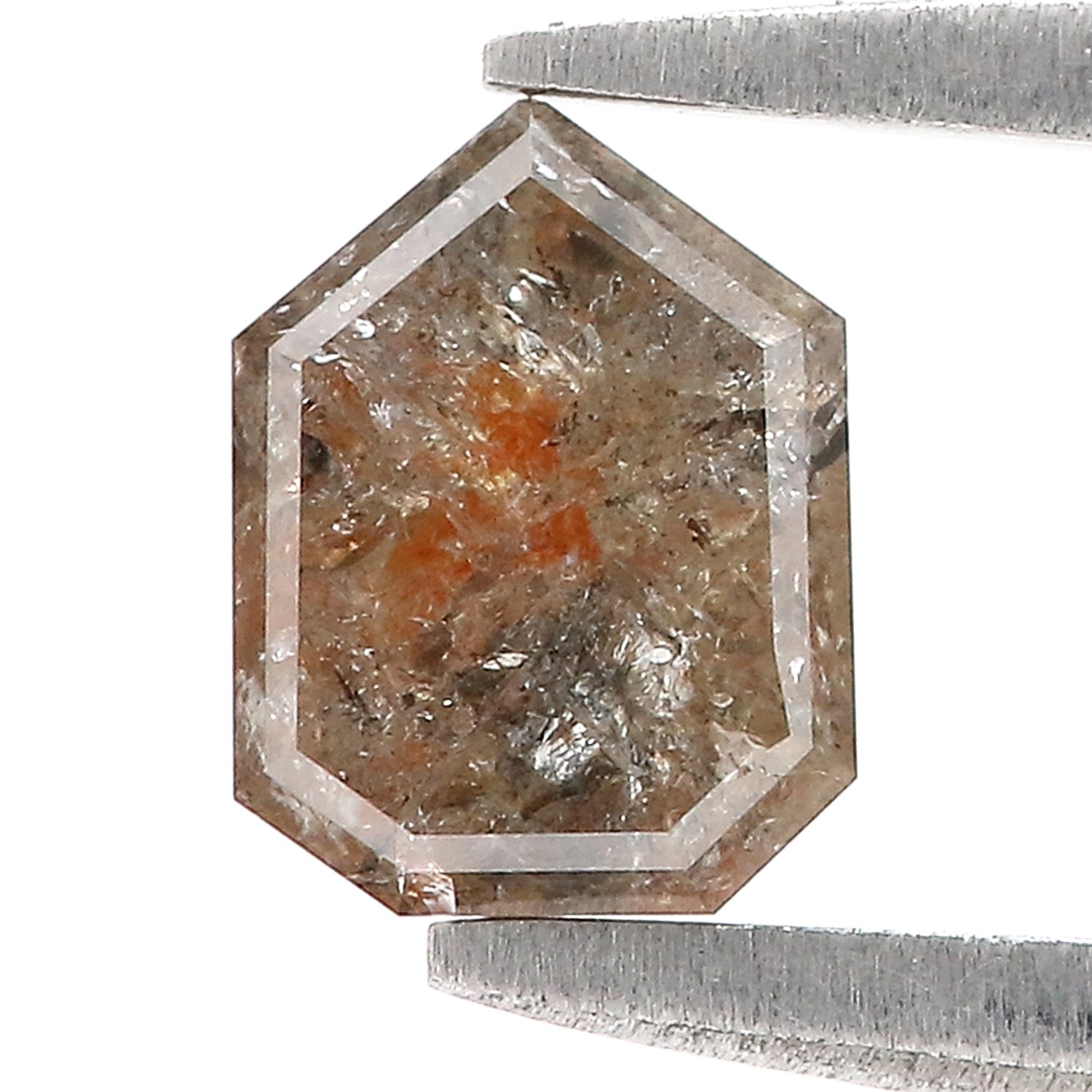 1.05 CT Natural Loose Shield Shape Diamond Brown Color Shield Cut Diamond 6.55 MM Natural Loose Brown Diamond Shield Rose Cut Diamond LQ9237