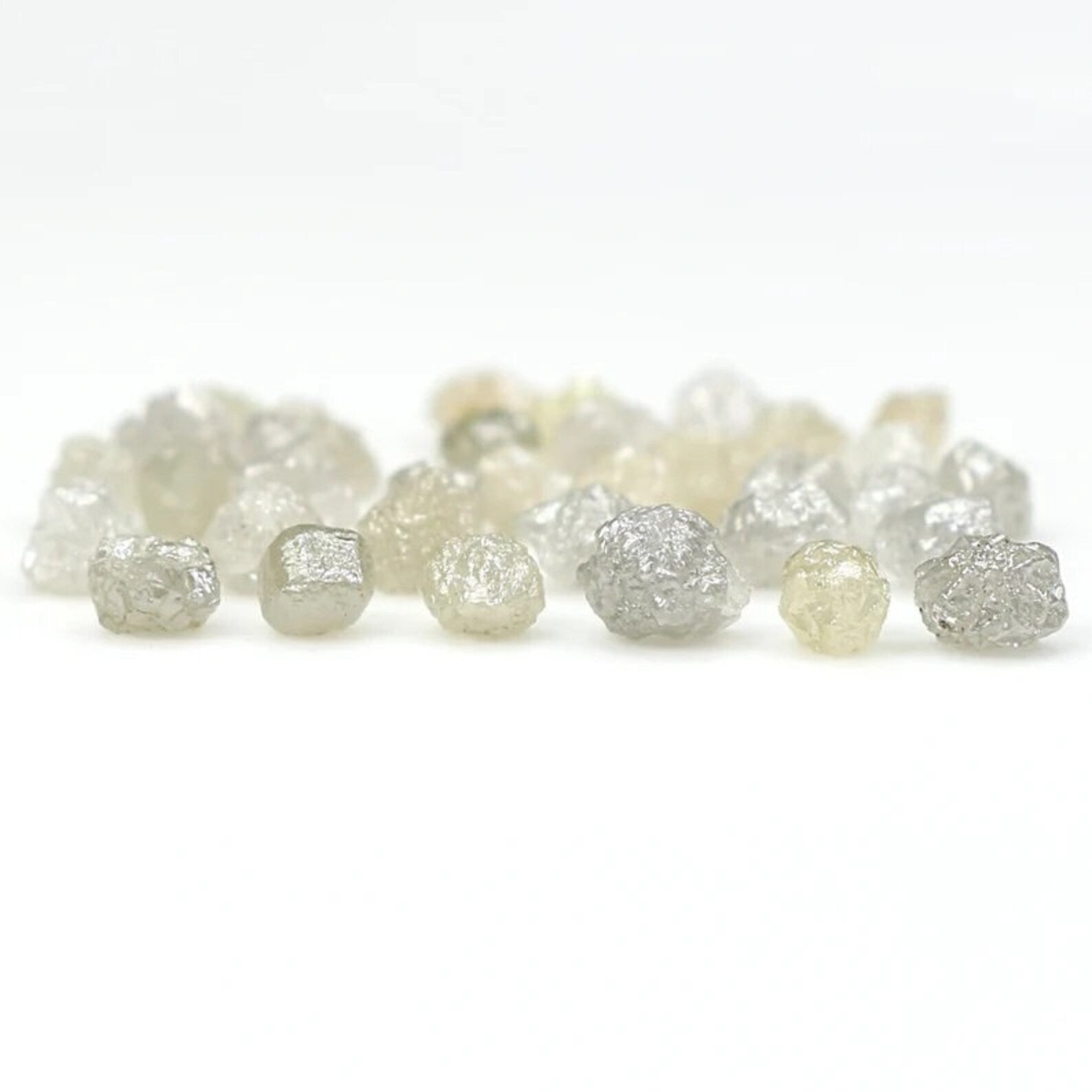 7.06 CT Natural Loose Rough Shape Diamond Yellow Gray Color Rough Cut Diamond 2.95 MM Natural Diamond Irregular Rough Cut Diamond NQ1712