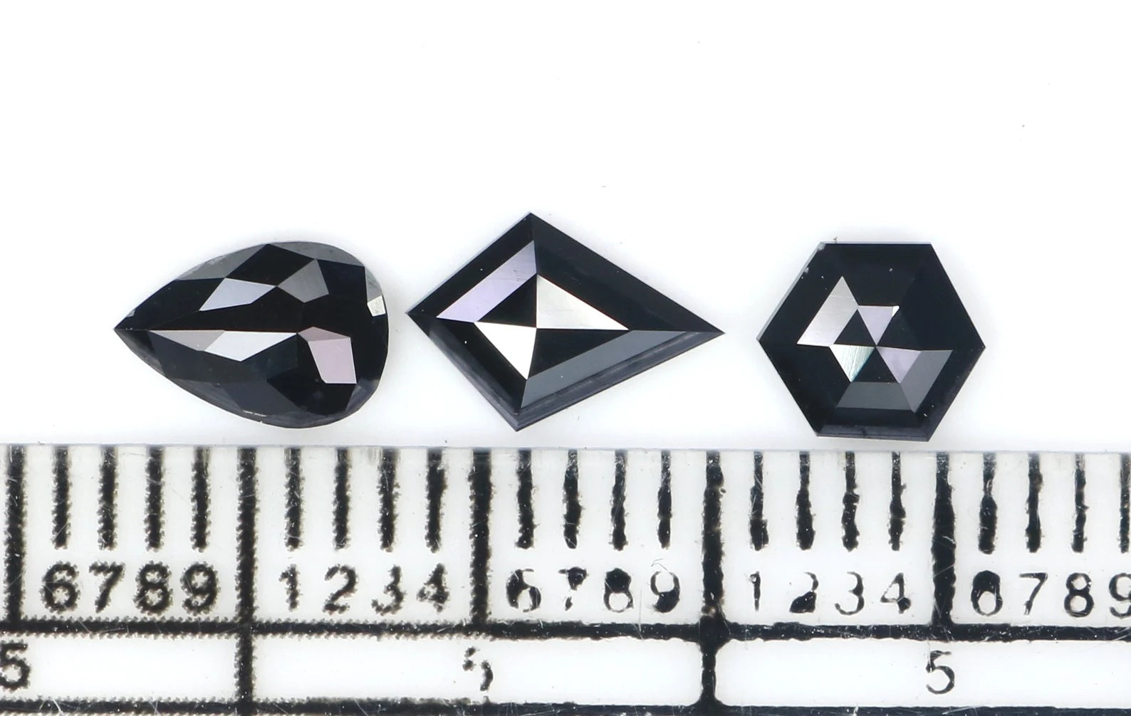 Natural Loose Mix Shape Diamond, Natural Loose Diamond, Black Color Mix Shape Diamond, Mix Shape Cut Diamond, 0.89 CT Mix Shape KDN2284