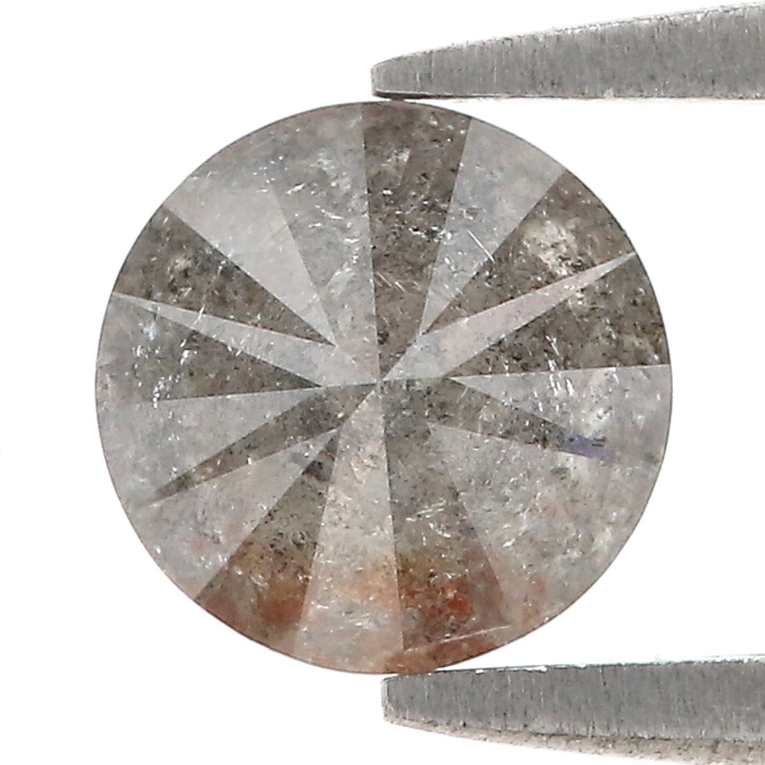 1.28 CT Natural Loose Round Shape Diamond Grey Color Round Cut Diamond 6.75 MM Natural Loose Grey Diamond Round Brilliant Cut Diamond LQ443