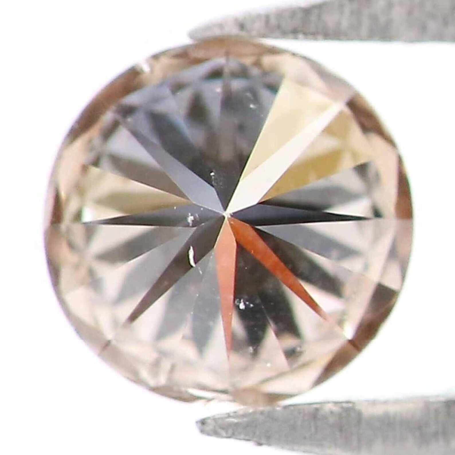 0.17 Ct Natural Loose Round Shape Diamond Brown Color Round Diamond 3.60 MM Natural Diamond Brown Color Round Brilliant Cut Diamond NQ1949