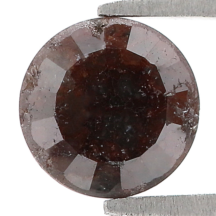 1.60 CT Natural Loose Round Rose Cut Diamond Brown Color Round Shape Diamond 6.95 MM Natural Loose Diamond Round Rose Cut Diamond LQ8217